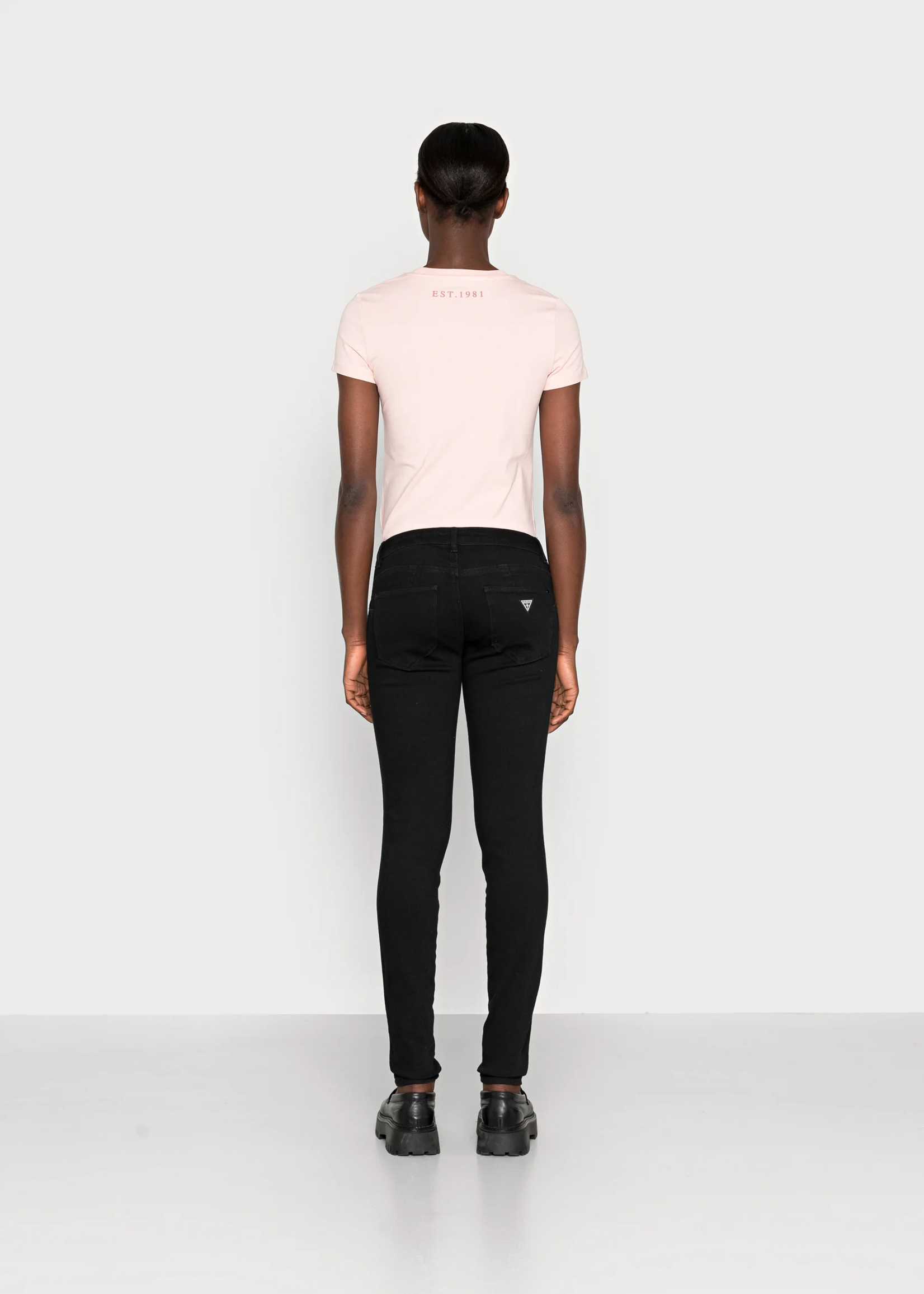 Guess Sexy Curve Mid Rise Jean - Carrie Black