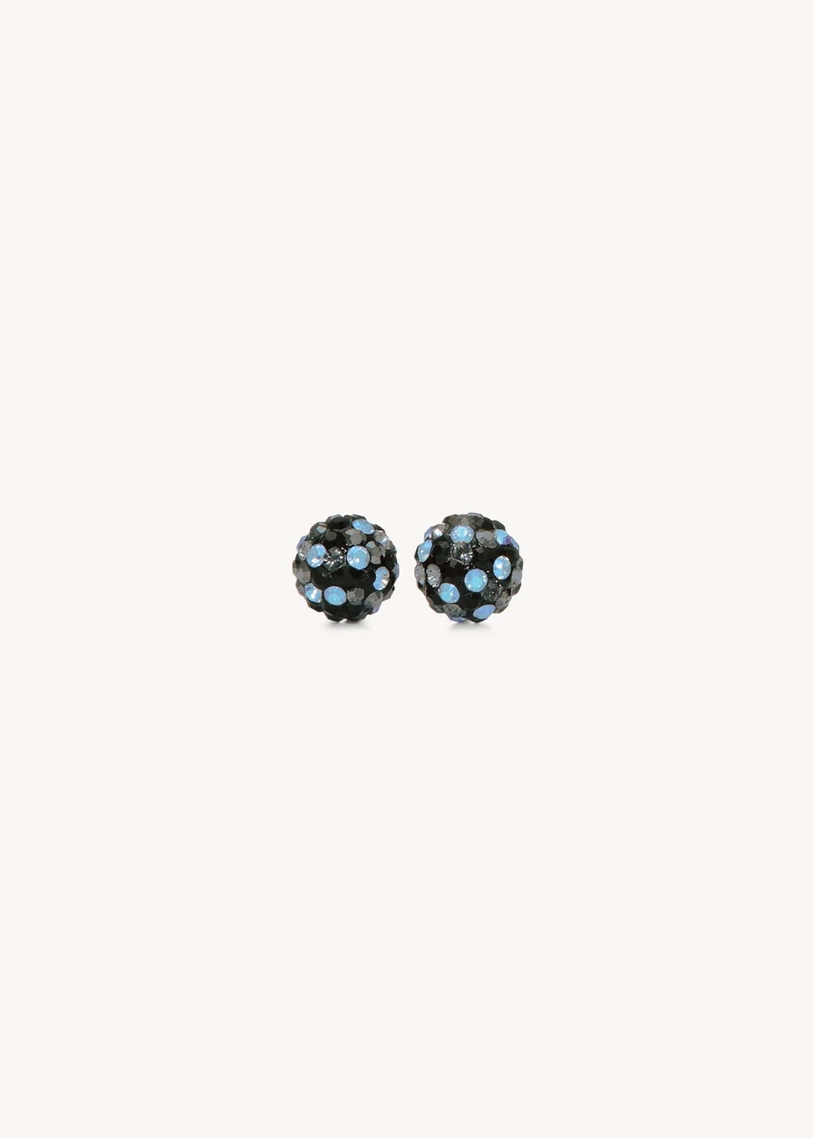 Hillberg & Berk Starlight Sparkle Ball Stud Earrings
