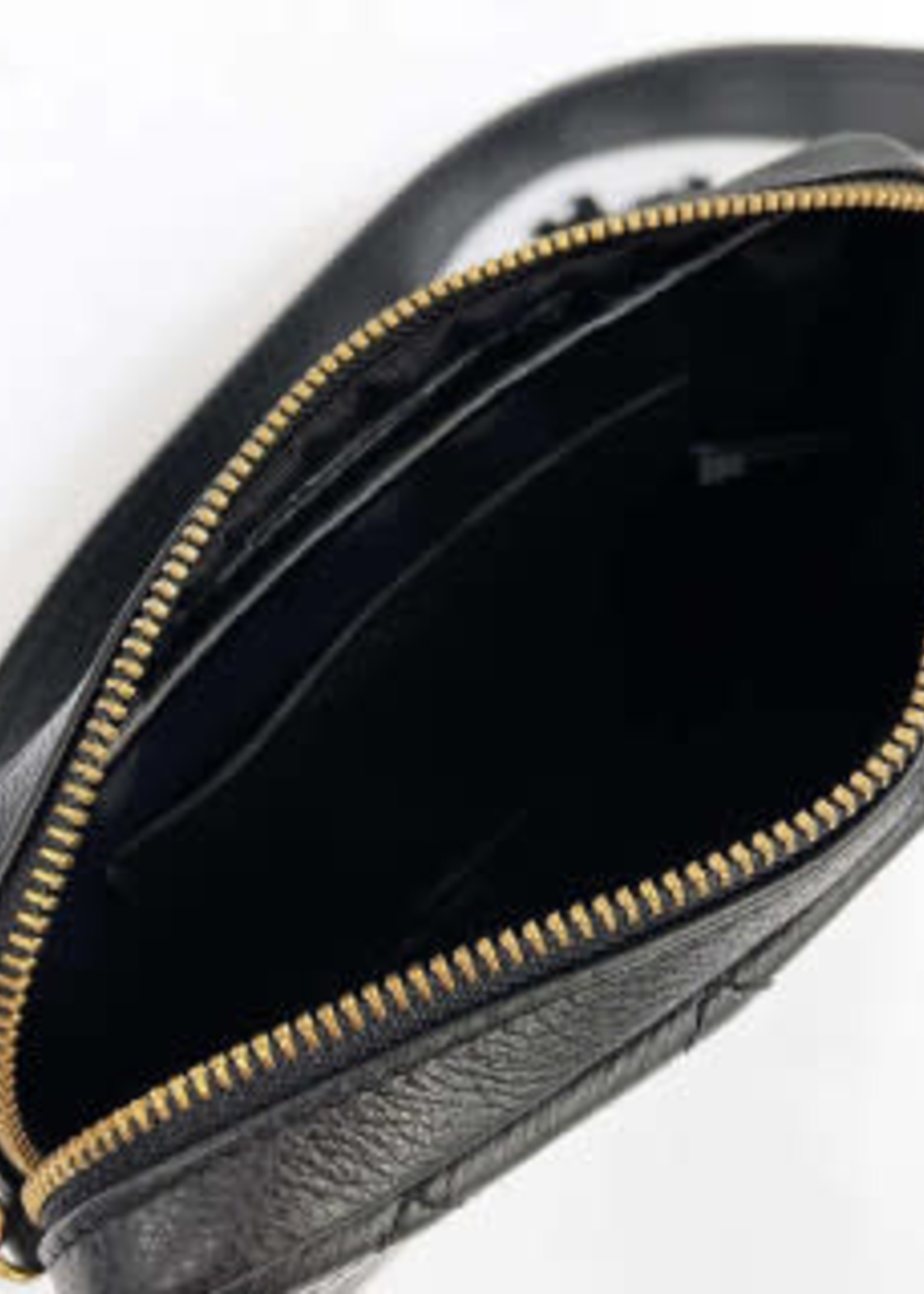 BRAVE Leather Vittoria Bag - Black/Gold