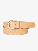 BRAVE Leather Haisley Belt - Nude