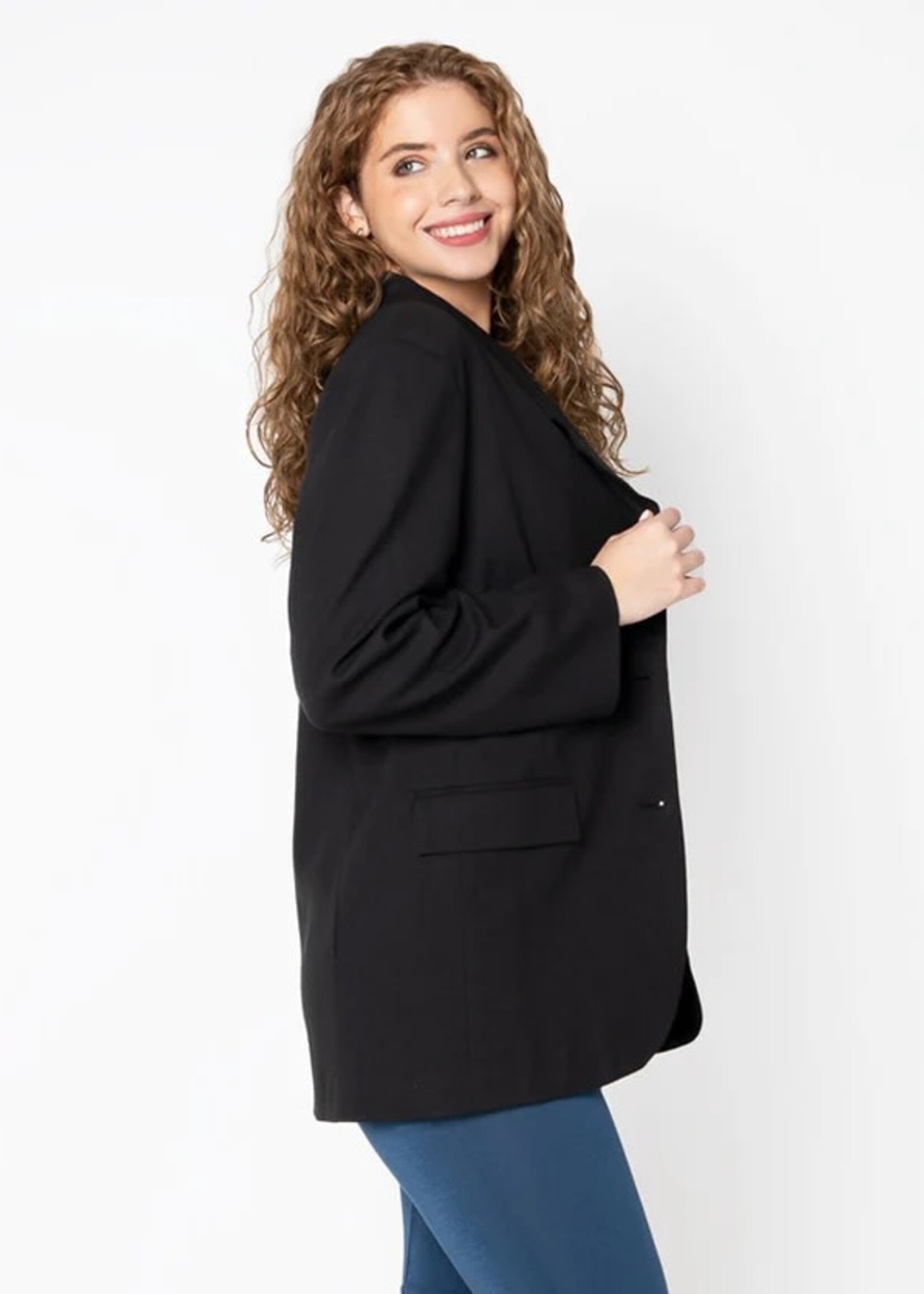 C'est Moi Clothing Two Button Front Blazer