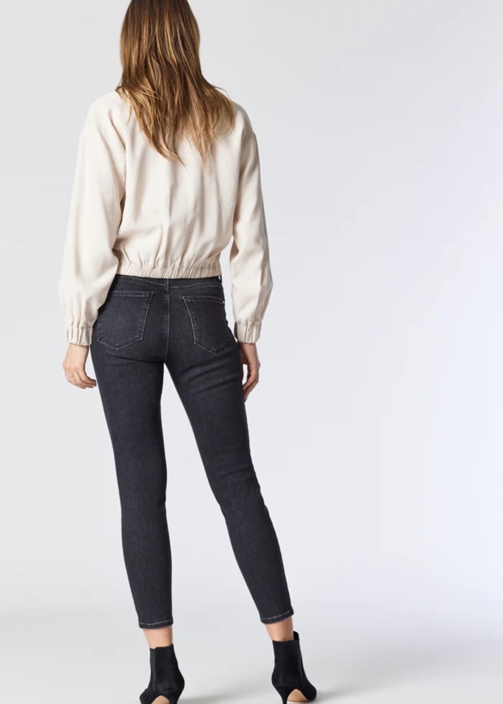 Mavi Tess Super Skinny Jeans - Dark Smoke Indigo