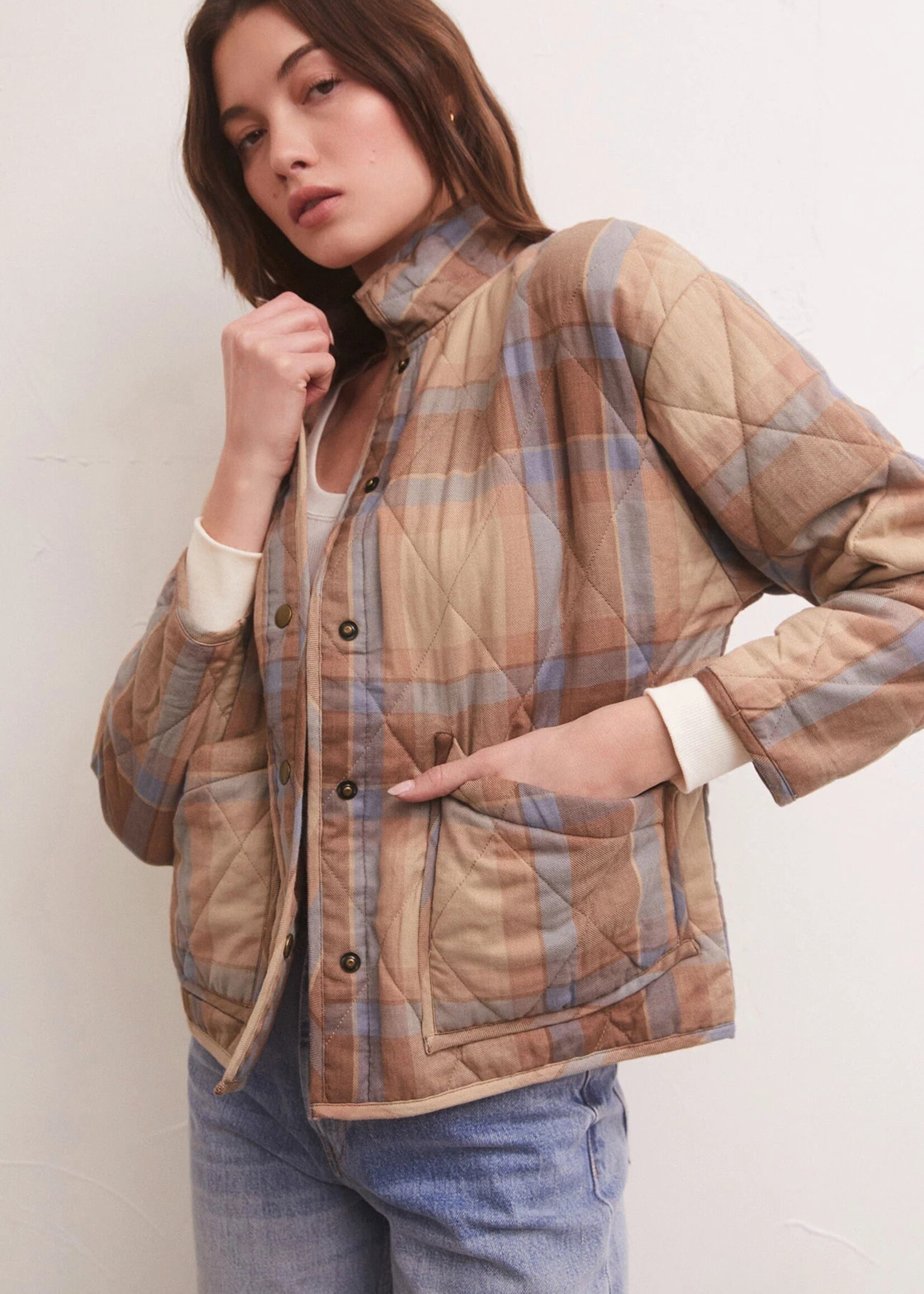 Z SUPPLY Maya Plaid Jacket