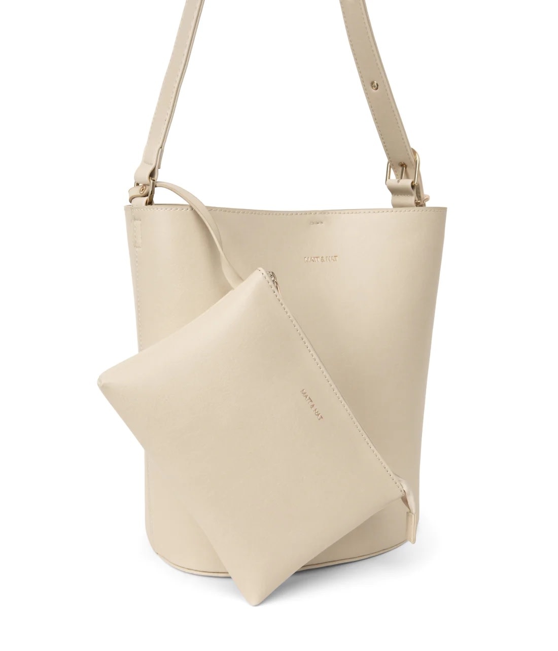 Azur Pearl Vegan Bucket Handbag