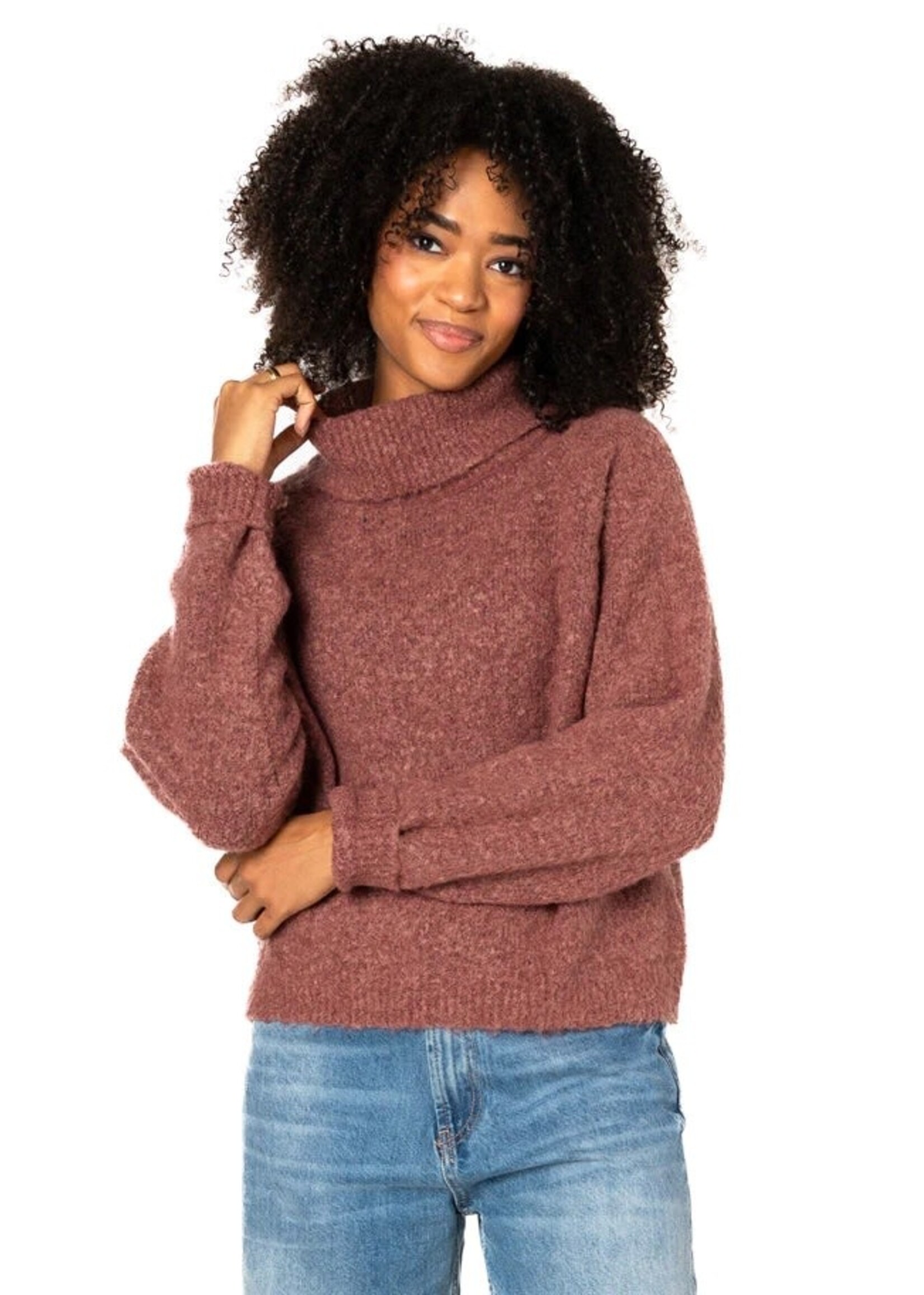 C'est Moi Clothing Knit Crop TN Sweater