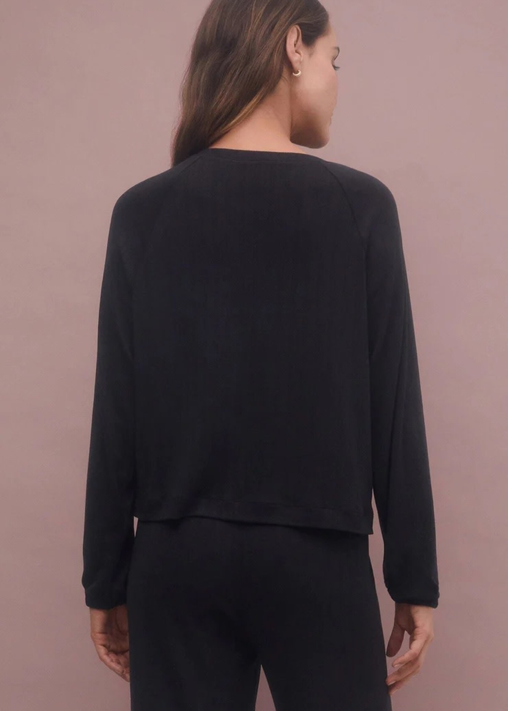 Z SUPPLY Gemma Pointelle Long Sleeve Top