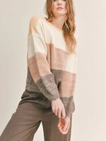 Sadie & Sage Miriam Colorblock Sweater