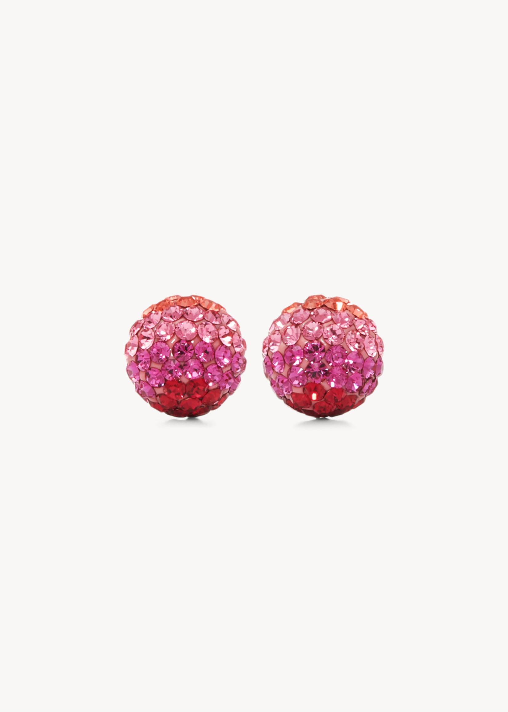 Hillberg & Berk Prismatic Pink Sparkle Ball™ Stud Earrings