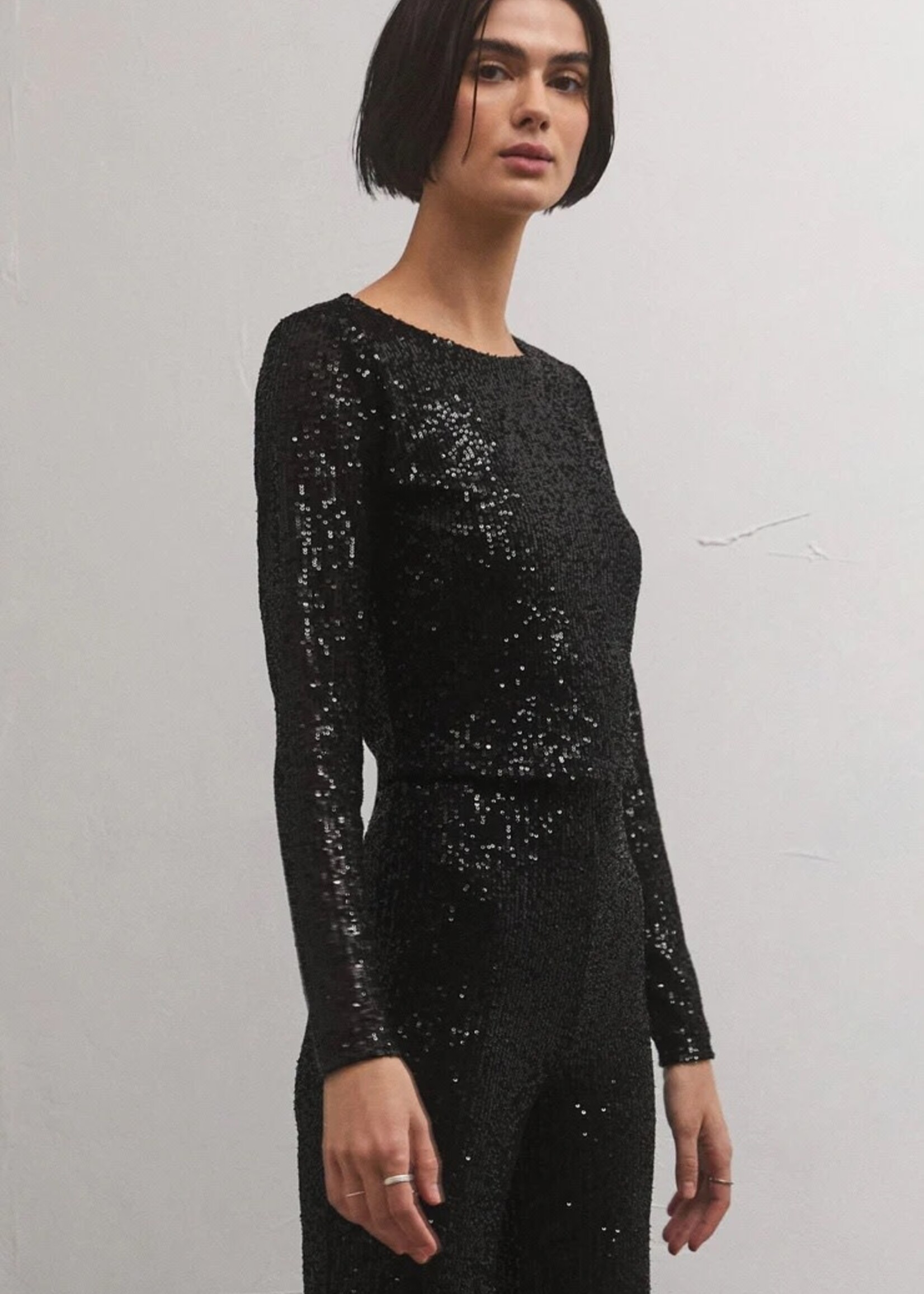 Z SUPPLY Aurora Sequin Top