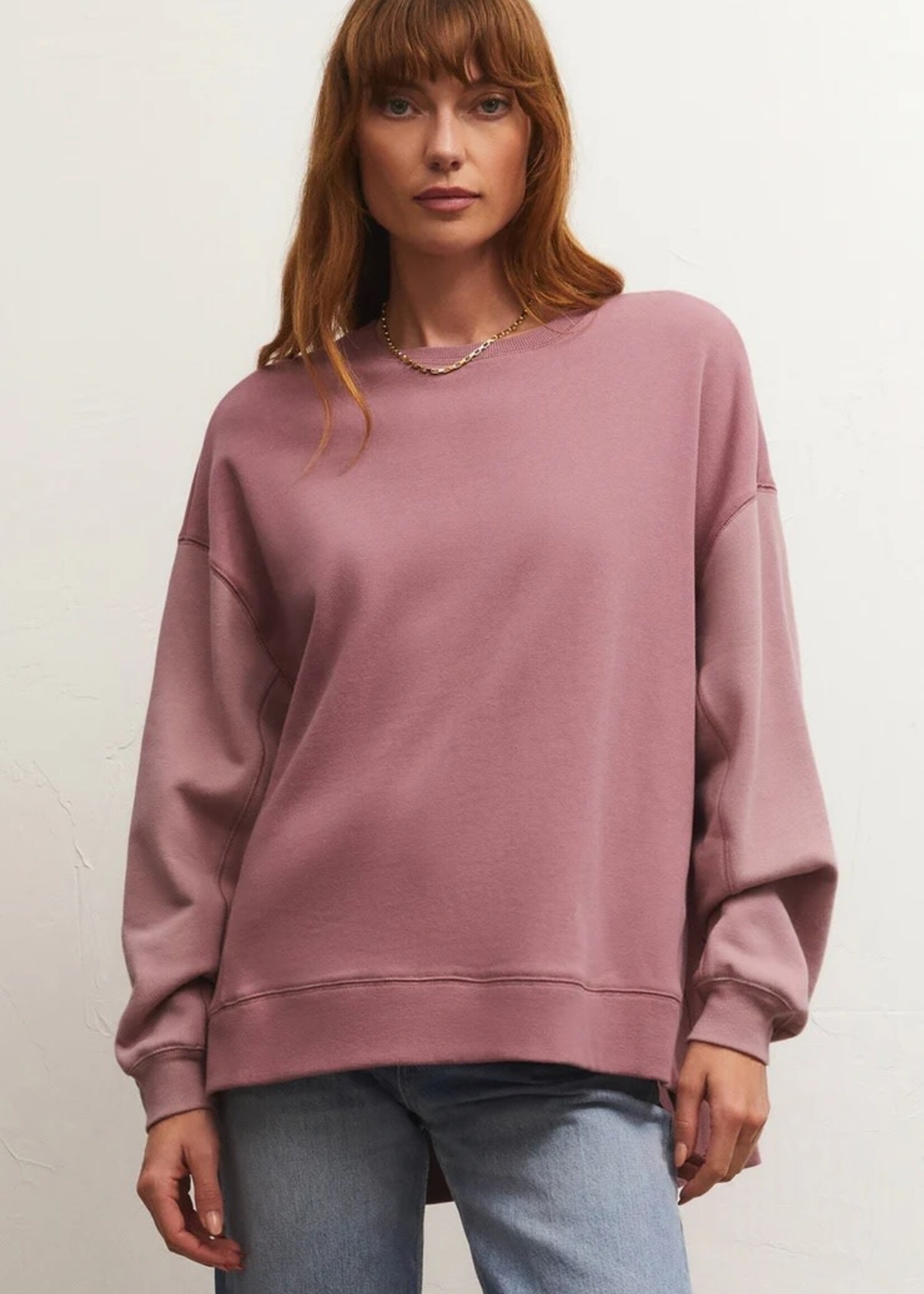 Thread & Supply Corded Color Block Sweatshirt (Extended Sizes Available) at  Dry Goods