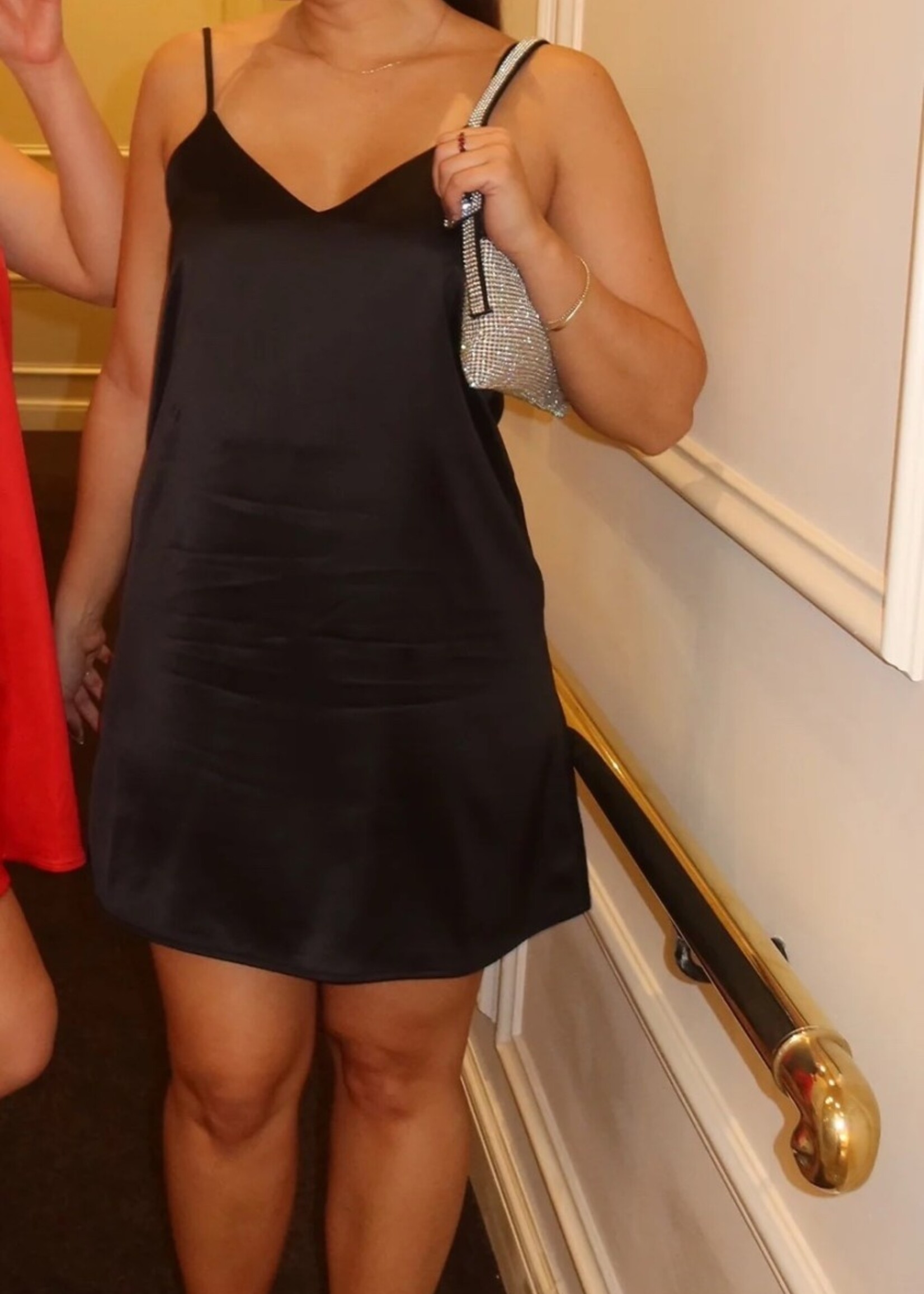Naomi Satin Slip Mini Dress