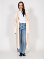 Brunette the Label Matilda Ribbed Knit Maxi Cardigan