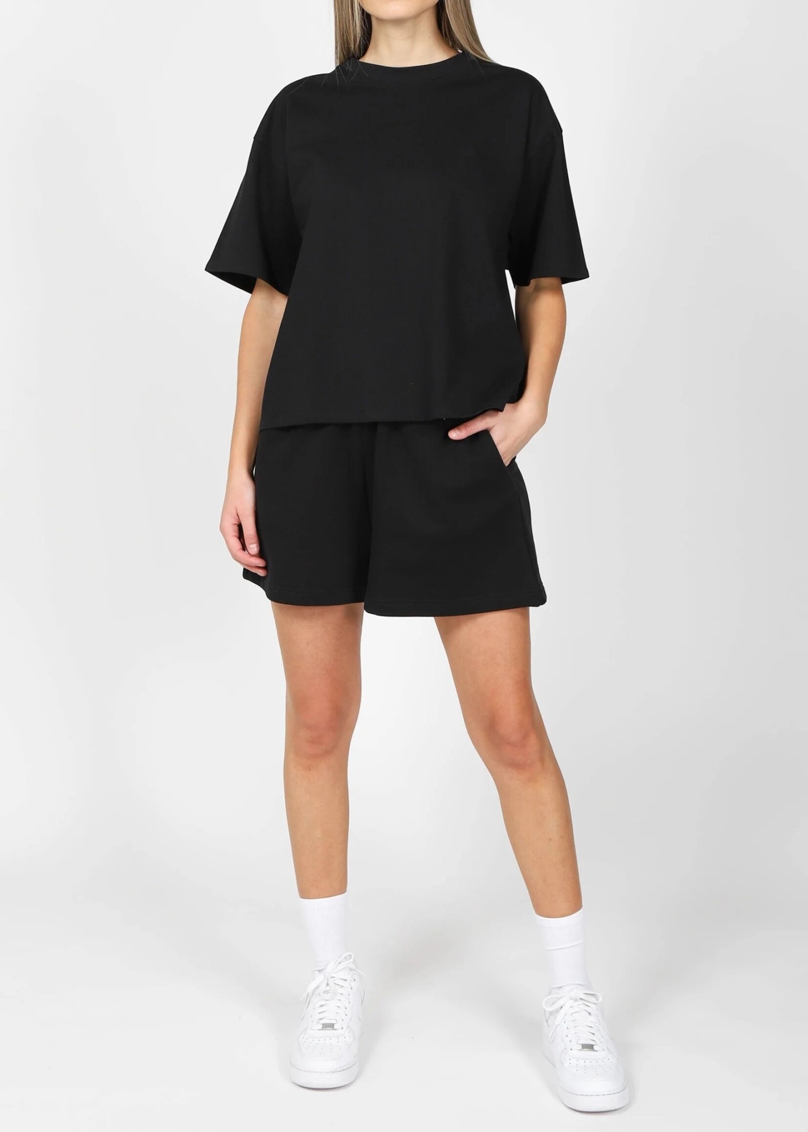 Brunette the Label The Boxy Crew Neck Tee