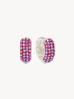 Hillberg & Berk Holiday Sparkle Reversible Hoop Earrings