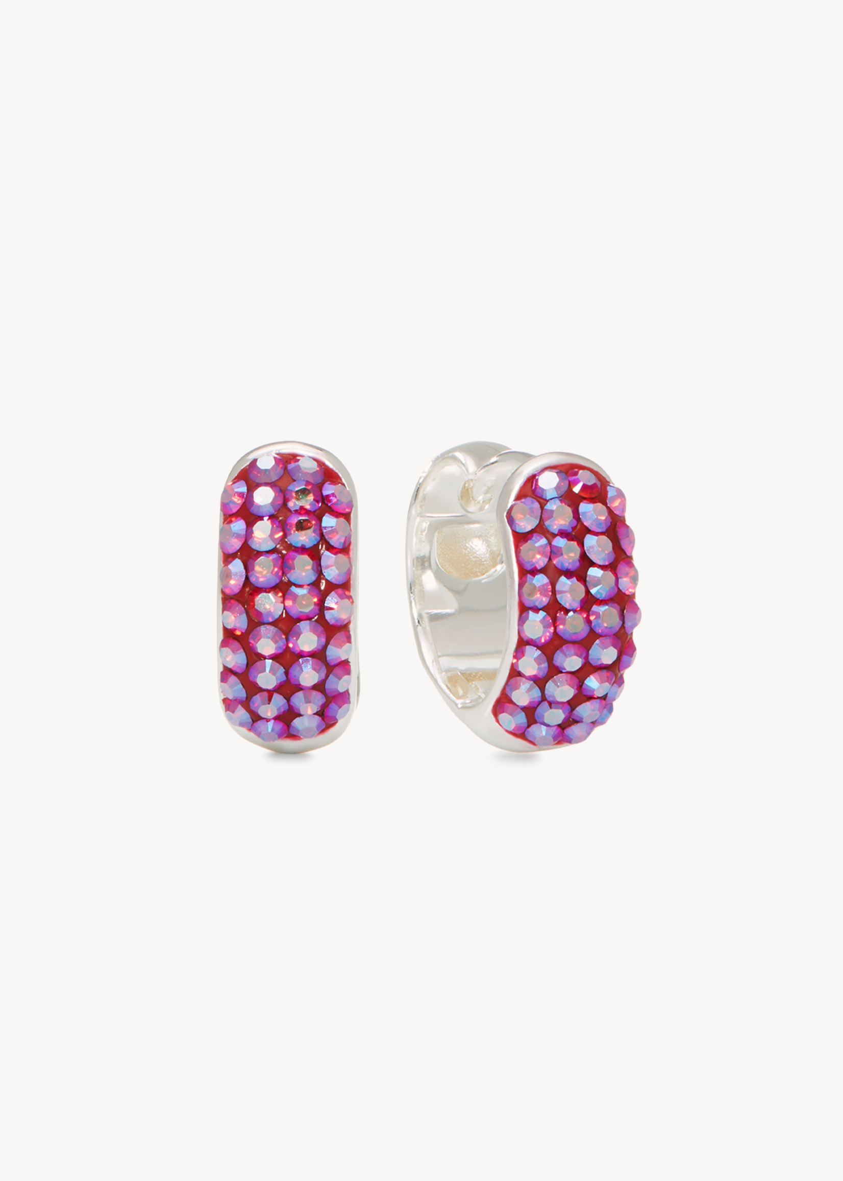 Hillberg & Berk Holiday Sparkle Reversible Hoop Earrings