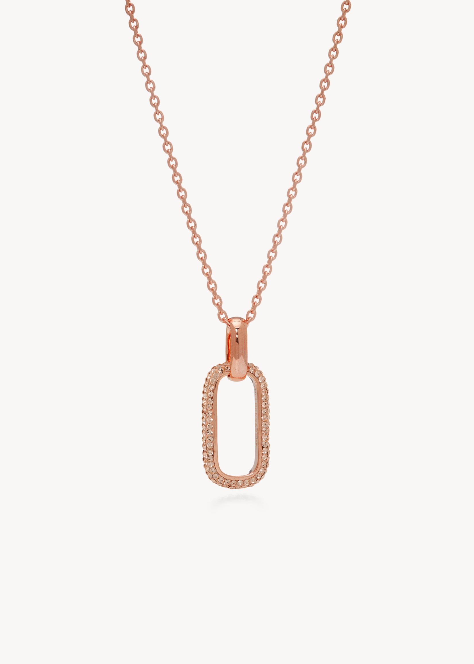 Hillberg & Berk Sparkle Link Pendant Necklace