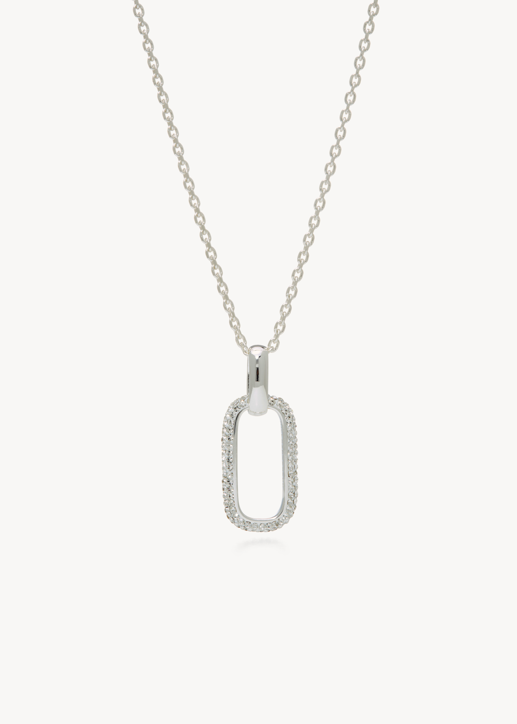 Hillberg & Berk Sparkle Link Pendant Necklace