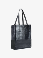 BRAVE Leather Saloso Black Barcelona Tote