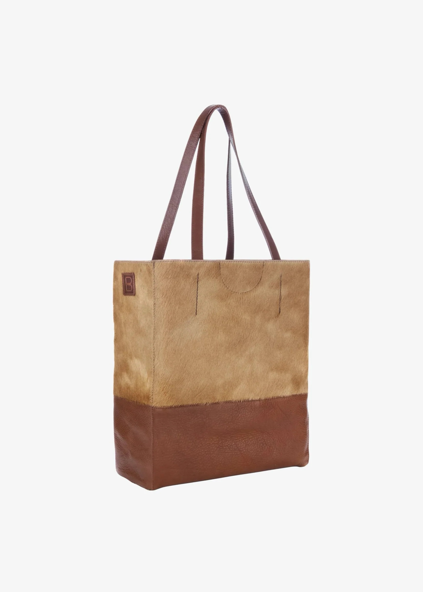 BRAVE Leather Saloso Kumato Hair-On Tote