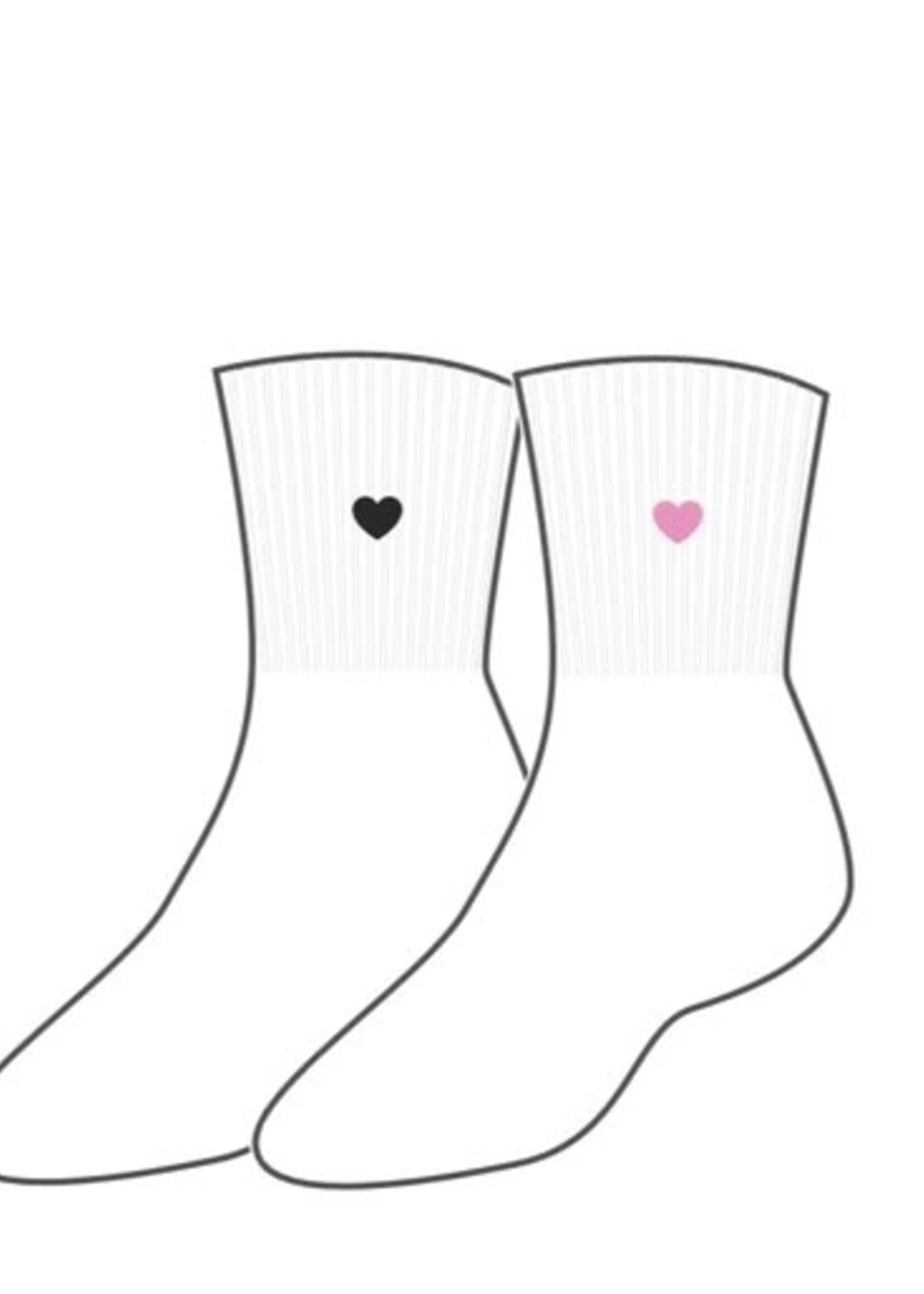 Brunette the Label White Crew Socks