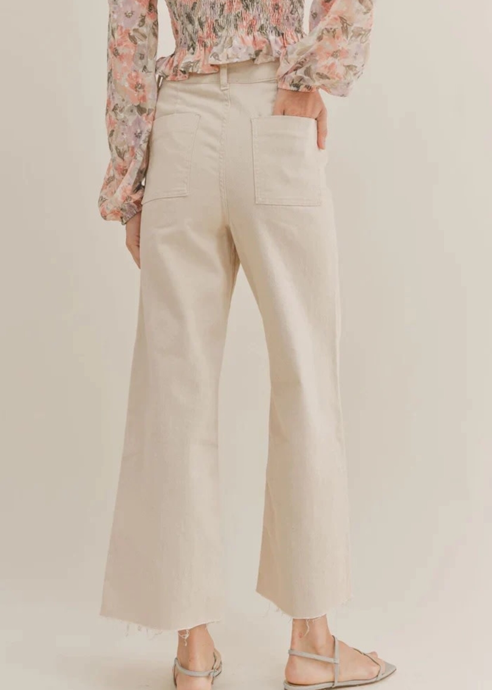 Sadie & Sage Clear Eyes Wide Leg Denim Pant