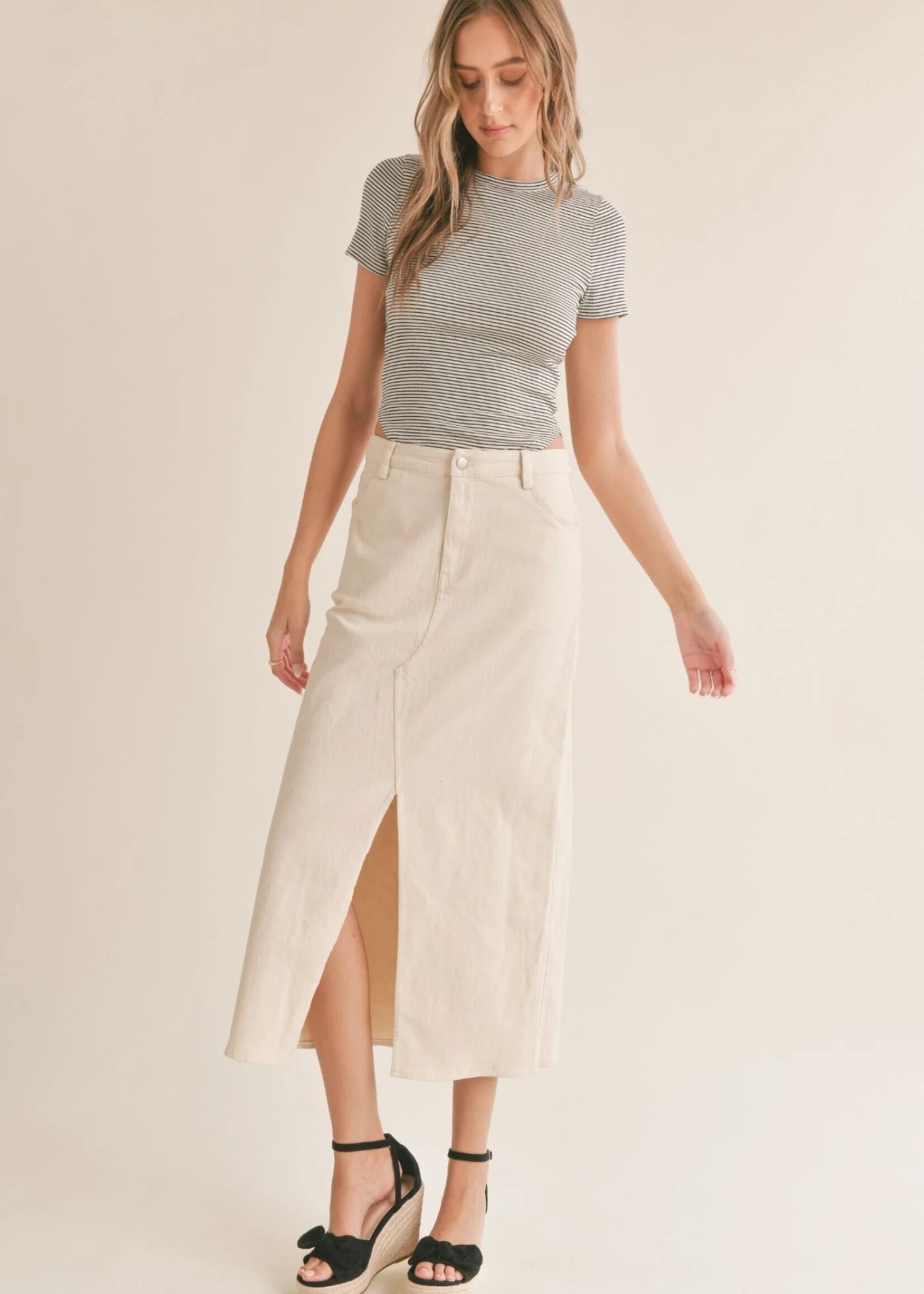 Sadie & Sage Clear Eyes Denim Skirt