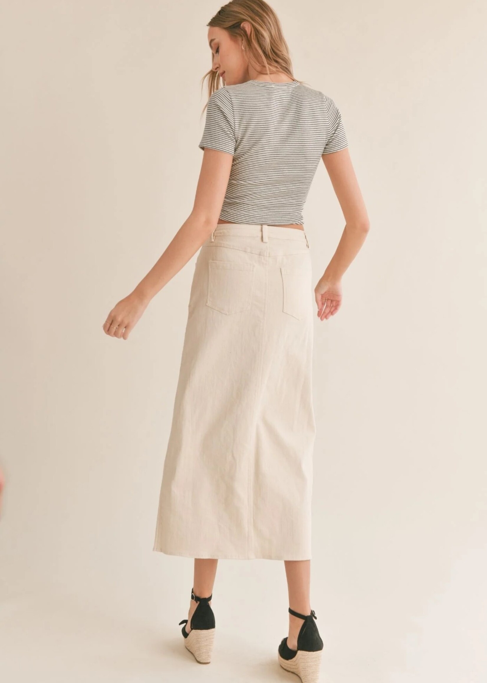 Sadie & Sage Clear Eyes Denim Skirt