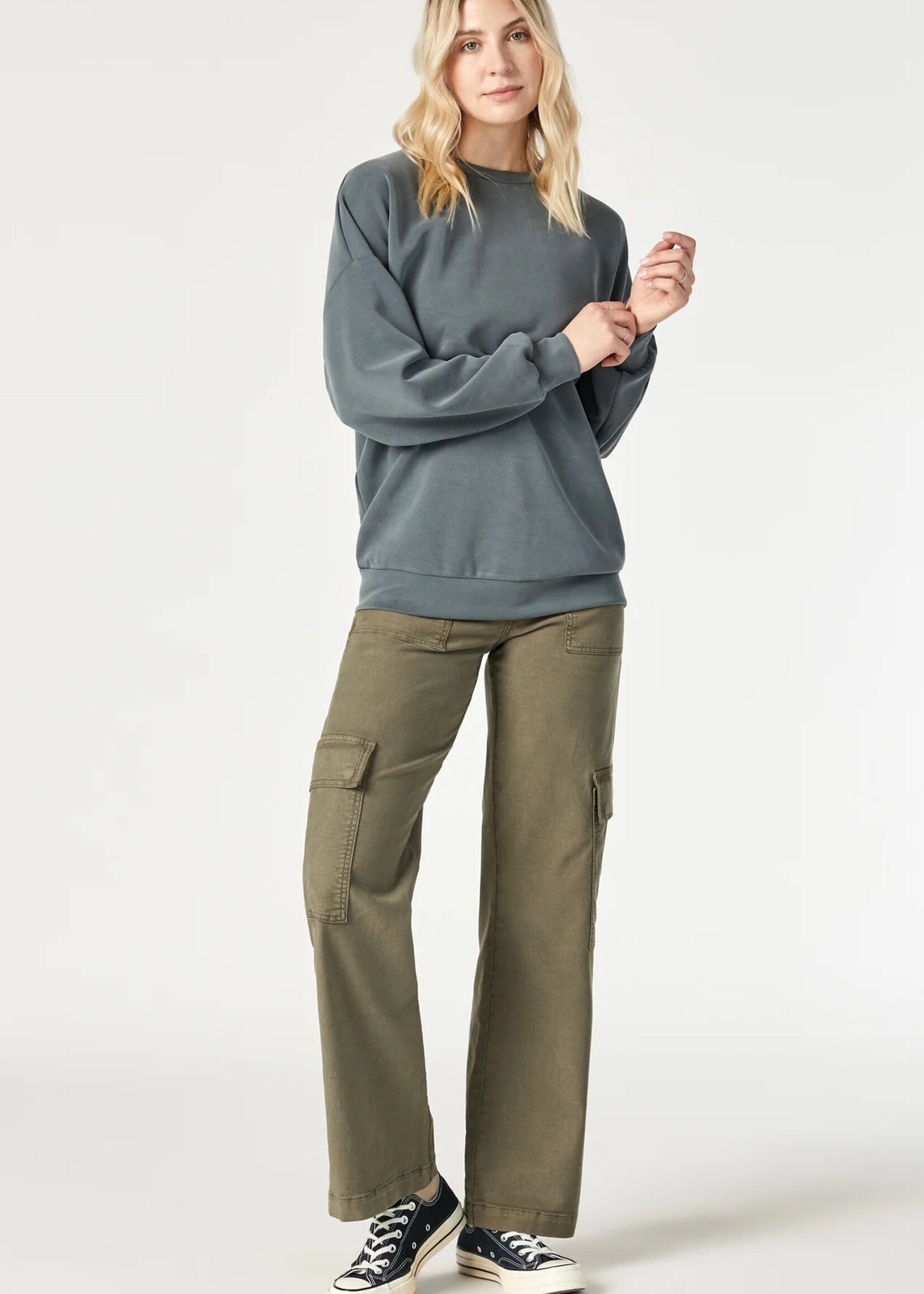 Alva Straight Cargo Pant (High-Rise) - Evelyn Lane Clothing Co.