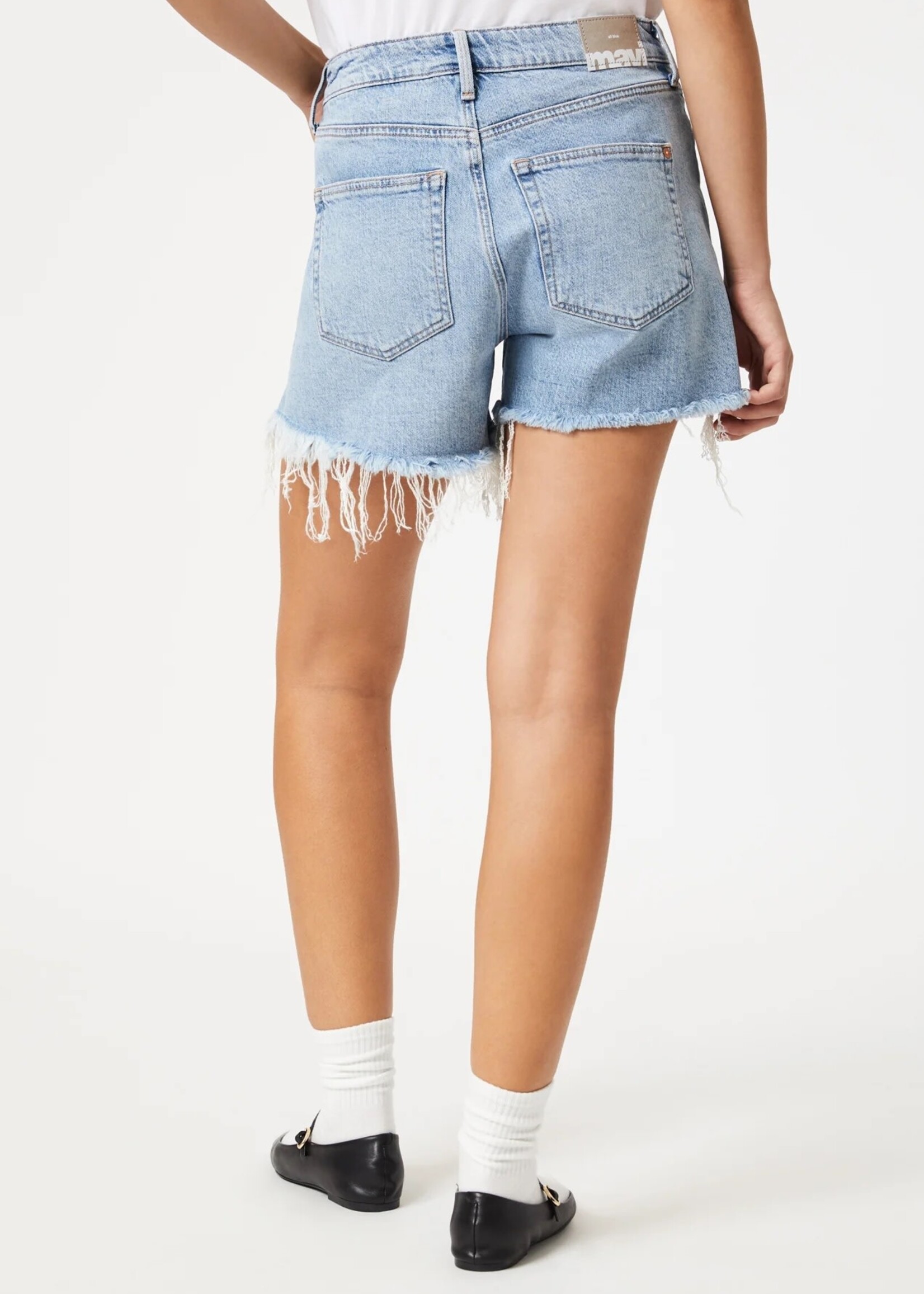 Mavi Heidi Straight Leg Shorts