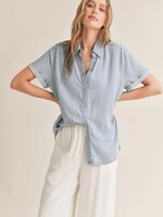 Sadie & Sage Soft Breeze Chambray Shirt