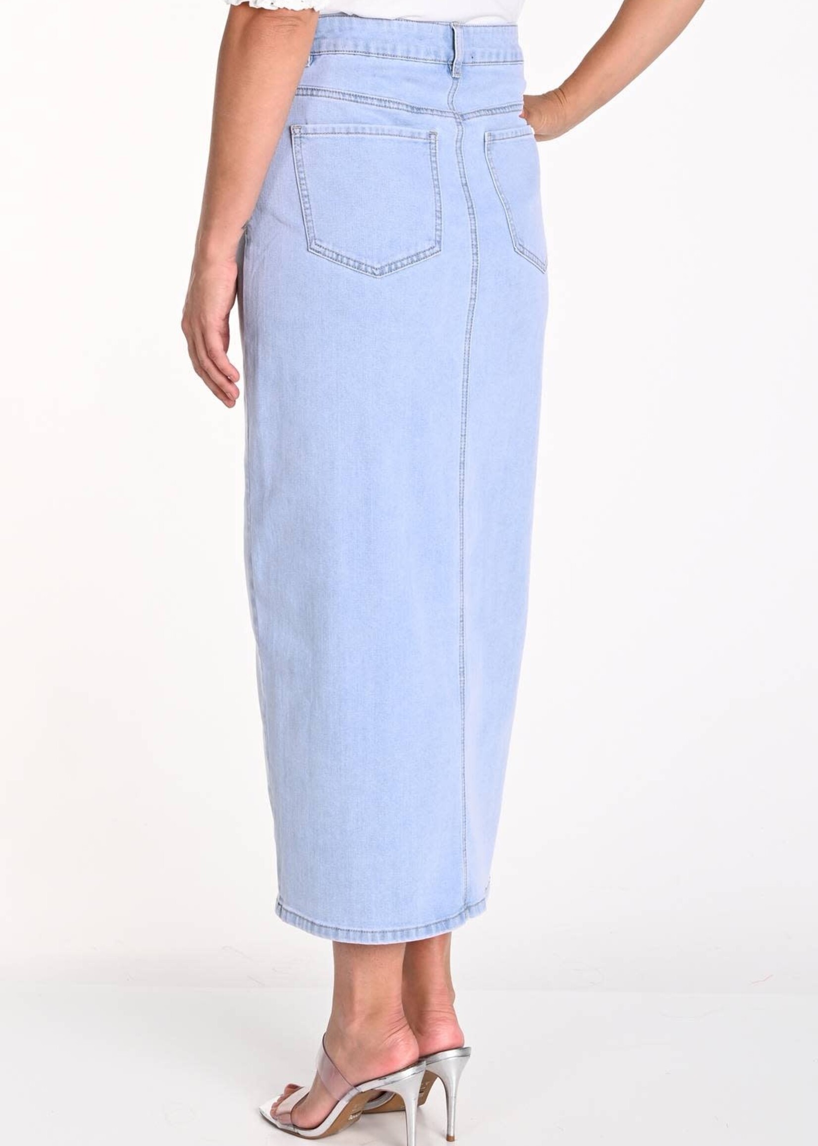 Frank Lyman Denim Maxi Skirt