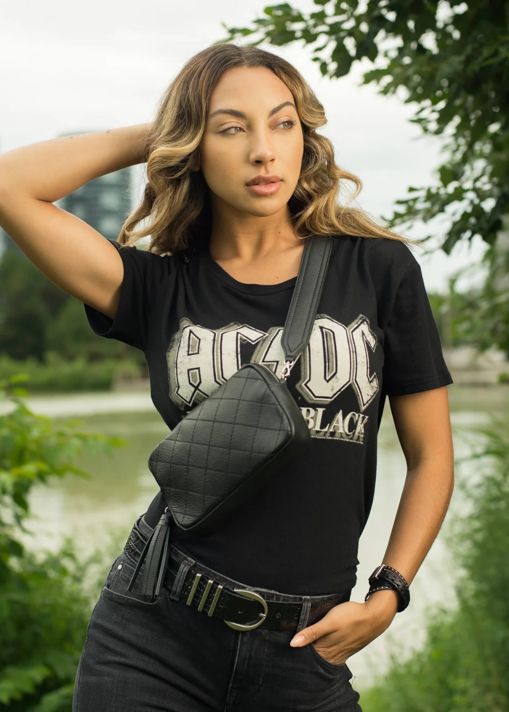 BRAVE Leather Vittoria Pebbled Nappa Leather Bag