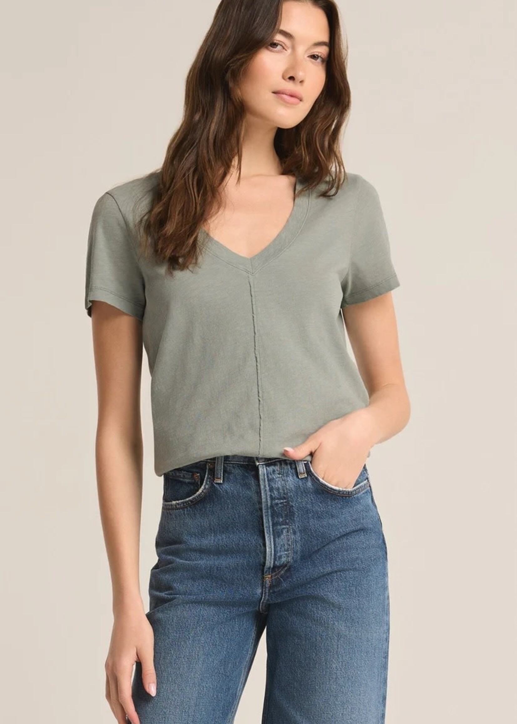 Z SUPPLY Asher V-Neck Tee