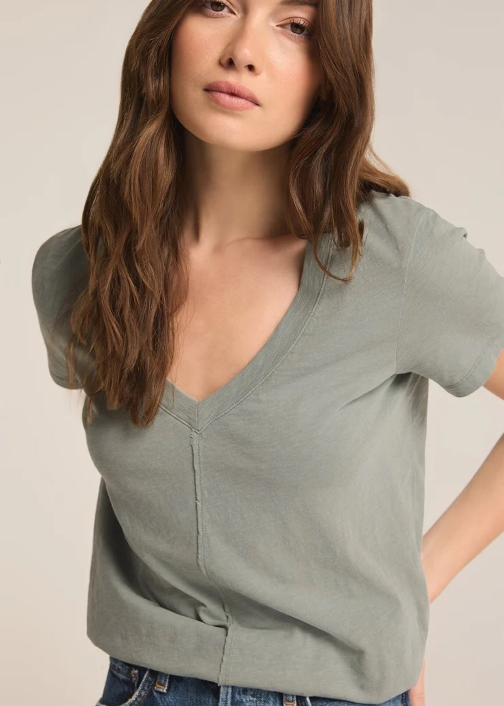 Z SUPPLY Asher V-Neck Tee