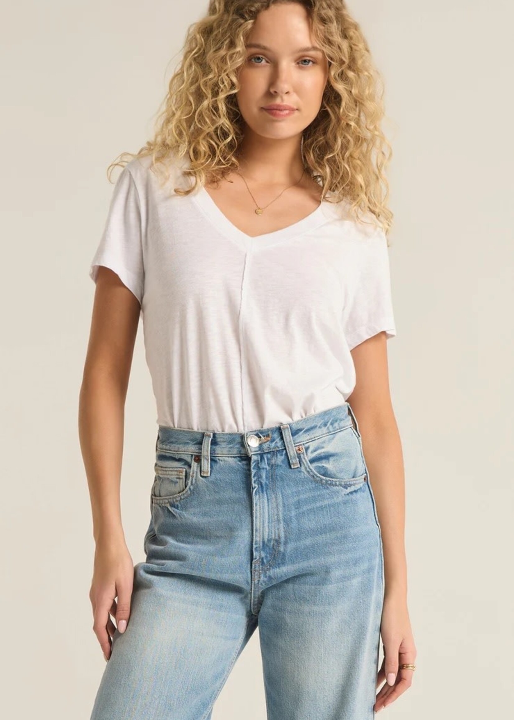 Z SUPPLY Asher V-Neck Tee