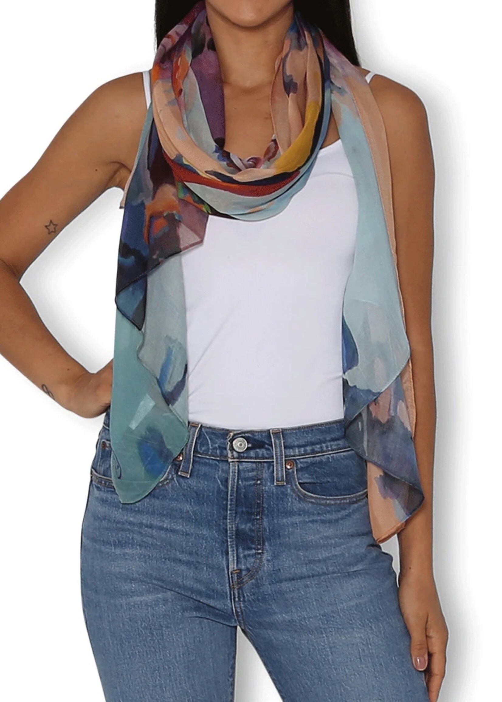 The Artist Label Viscose Modal Scarve