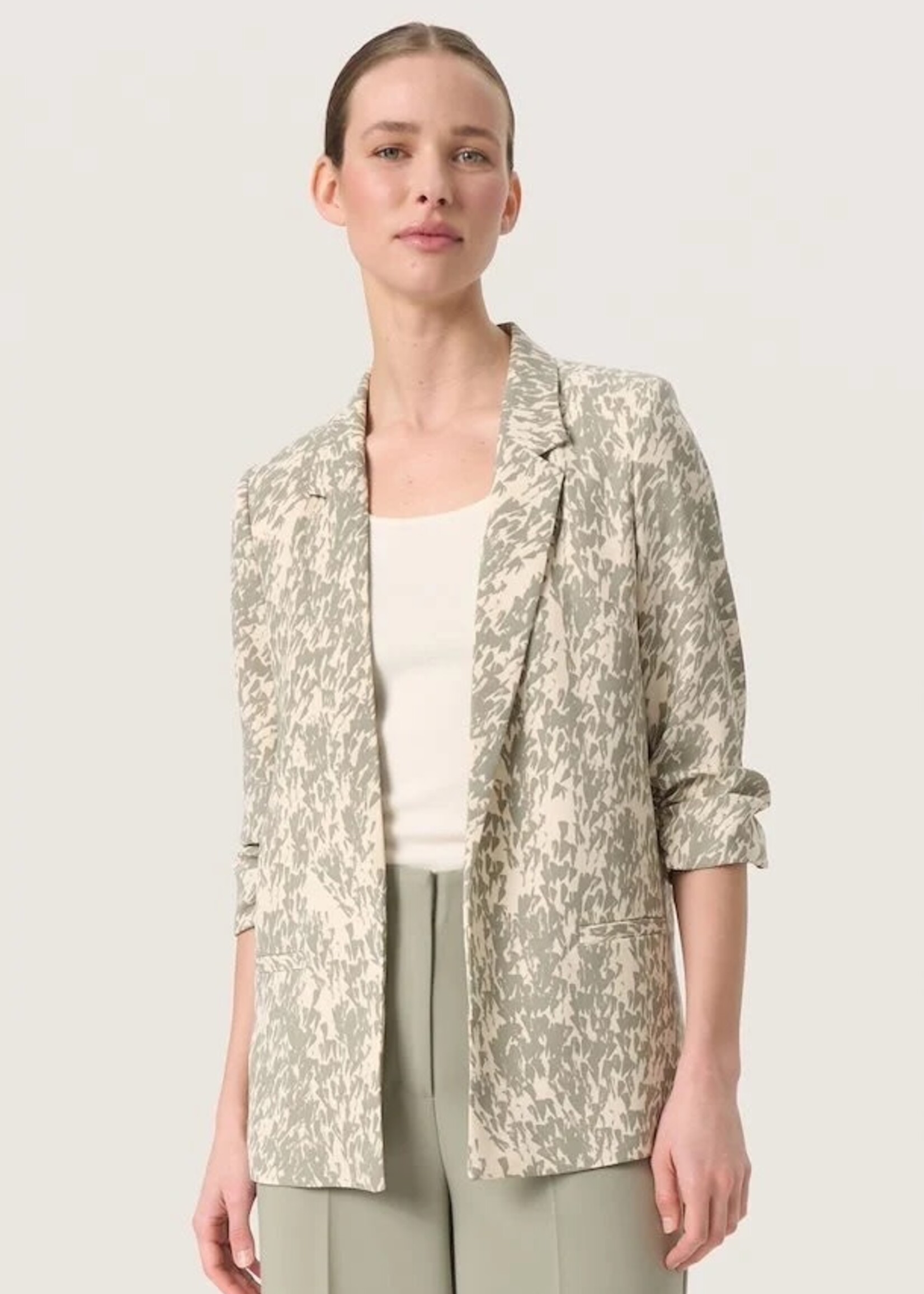 Soaked in Luxury Shirley Printed Blazer