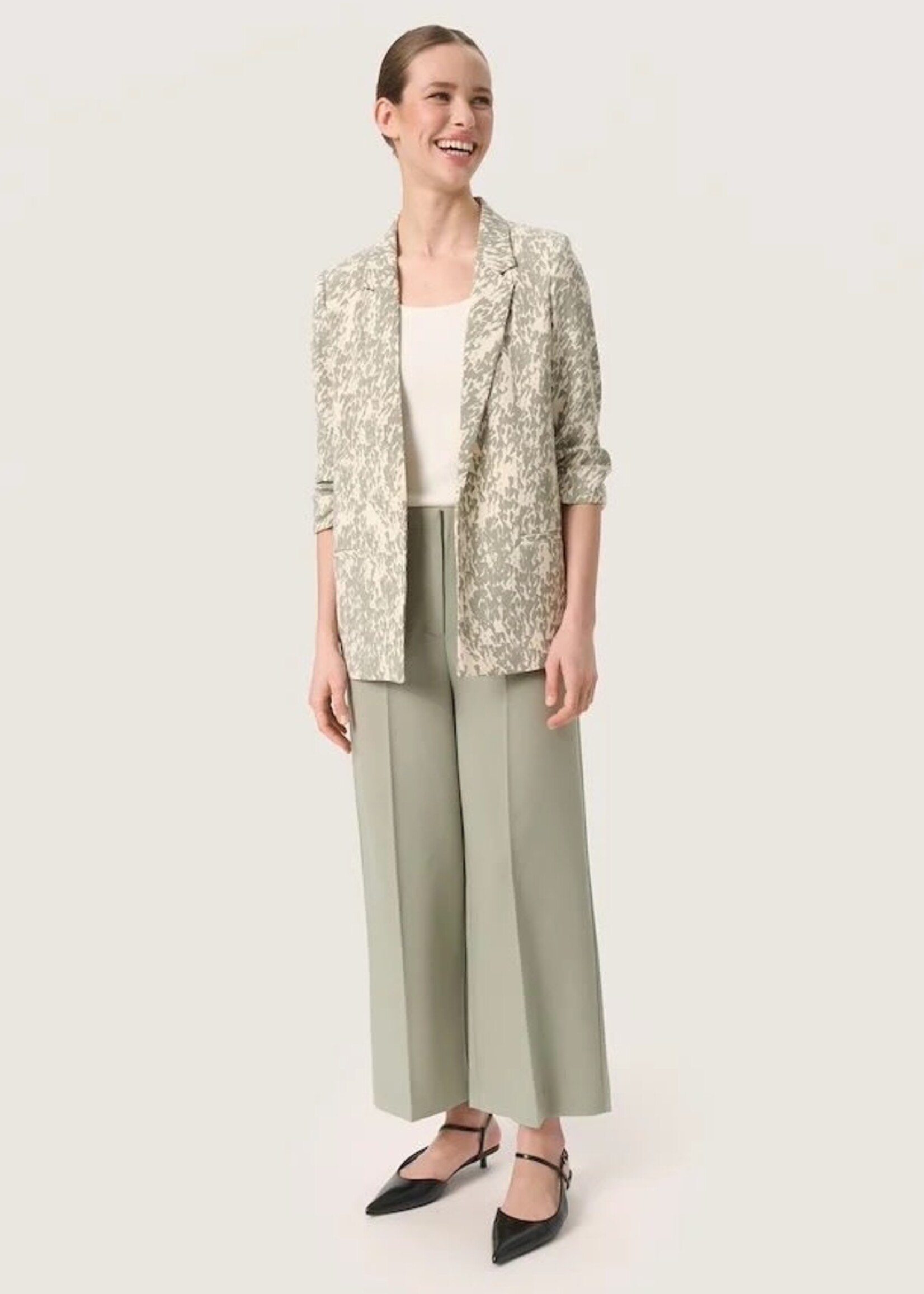 Soaked in Luxury Shirley Printed Blazer