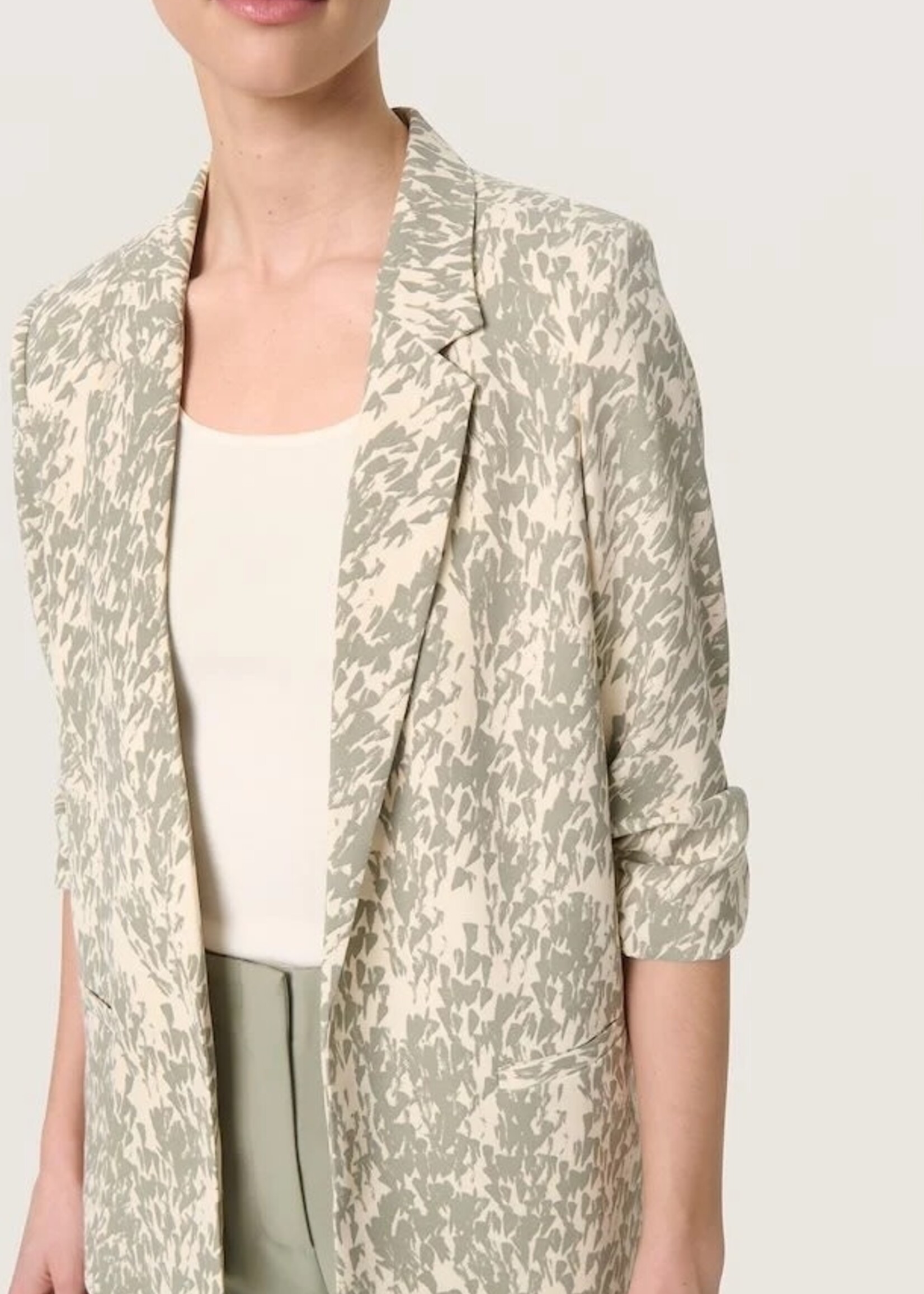 Soaked in Luxury Shirley Printed Blazer