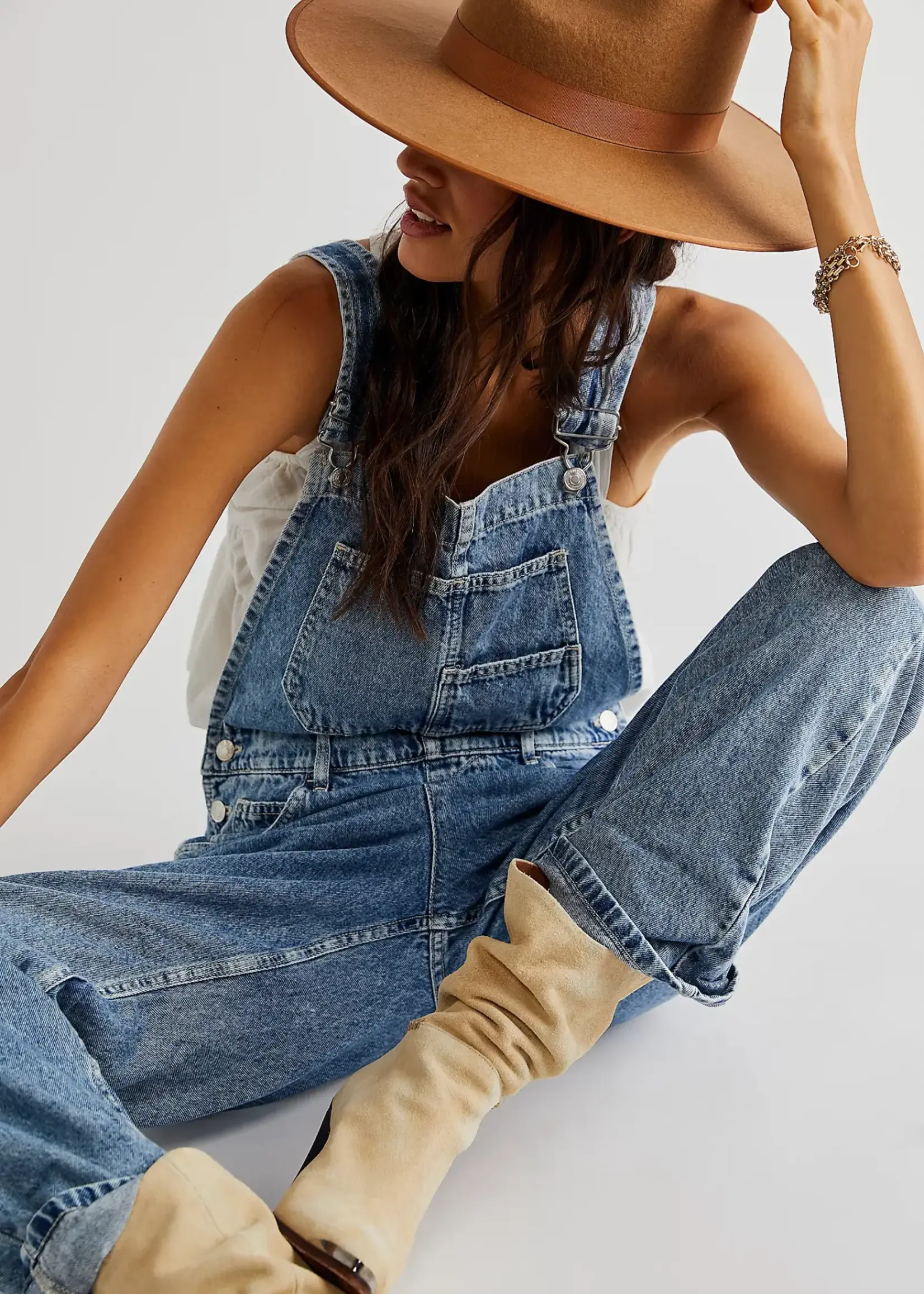 Free People Ziggy Denim Overall