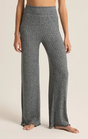 ★E.B.M★ Banding Detail Semi Wide Pants EMP2WPT070 Drawstring waist wide-leg pant | Twik | Shop Women%u2019s
