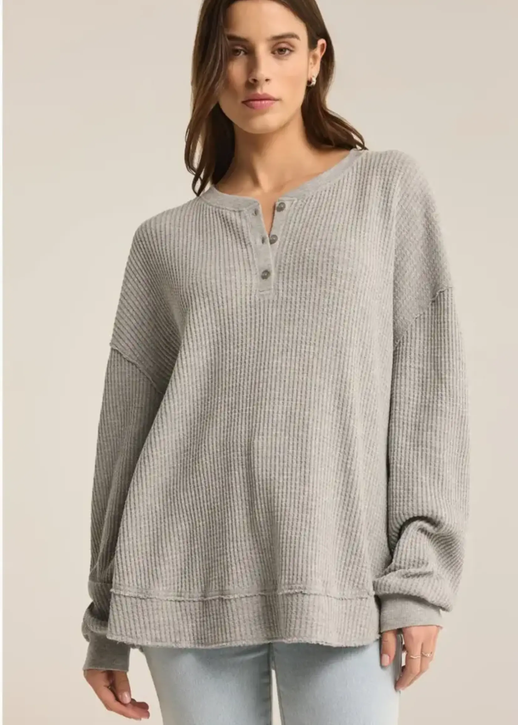 Z SUPPLY Jax Cozy Waffle Henley