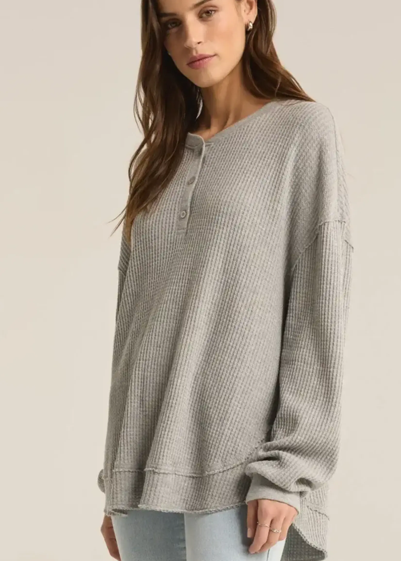 Z SUPPLY Jax Cozy Waffle Henley