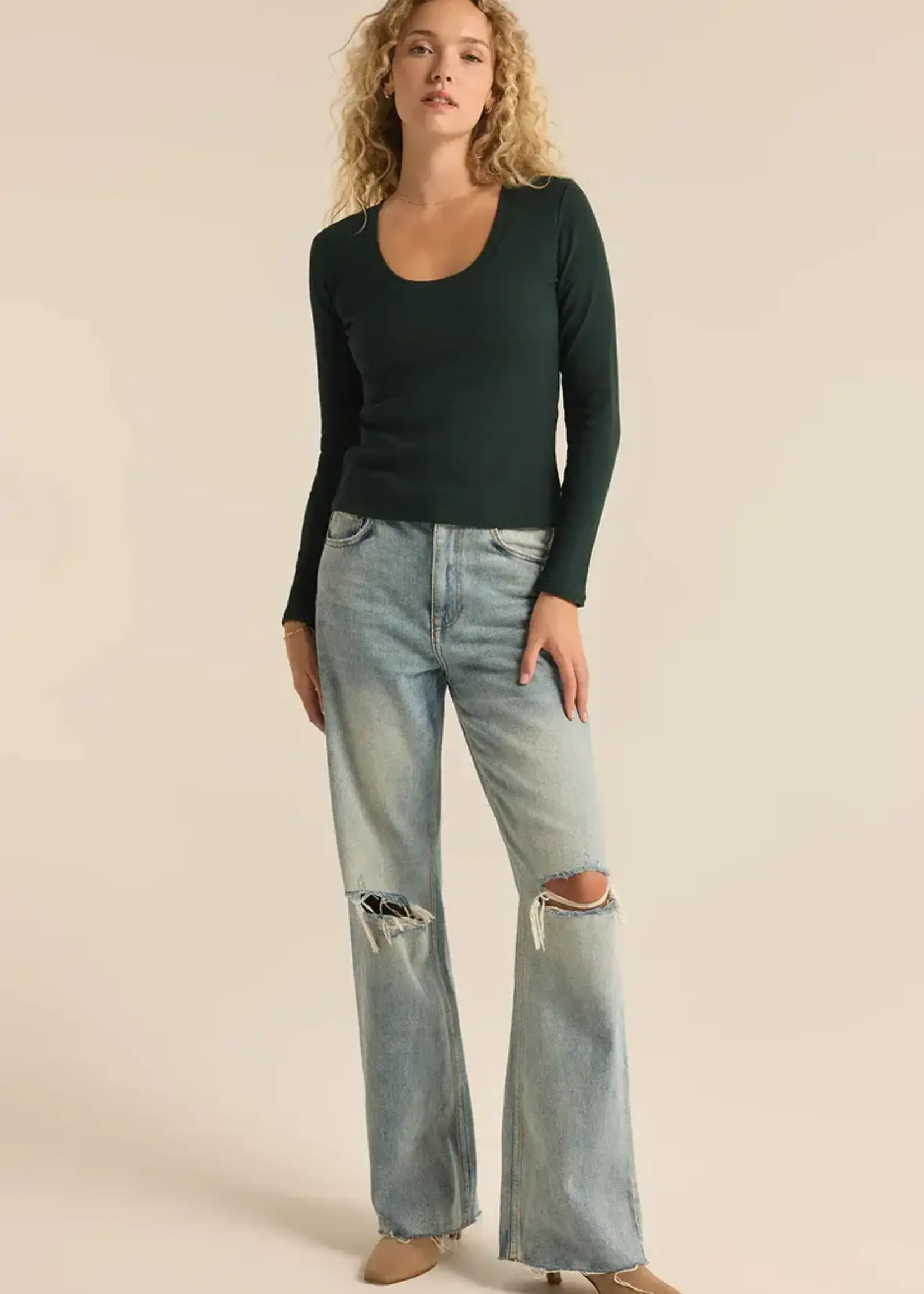 Z SUPPLY Sirena Long Sleeve Tee