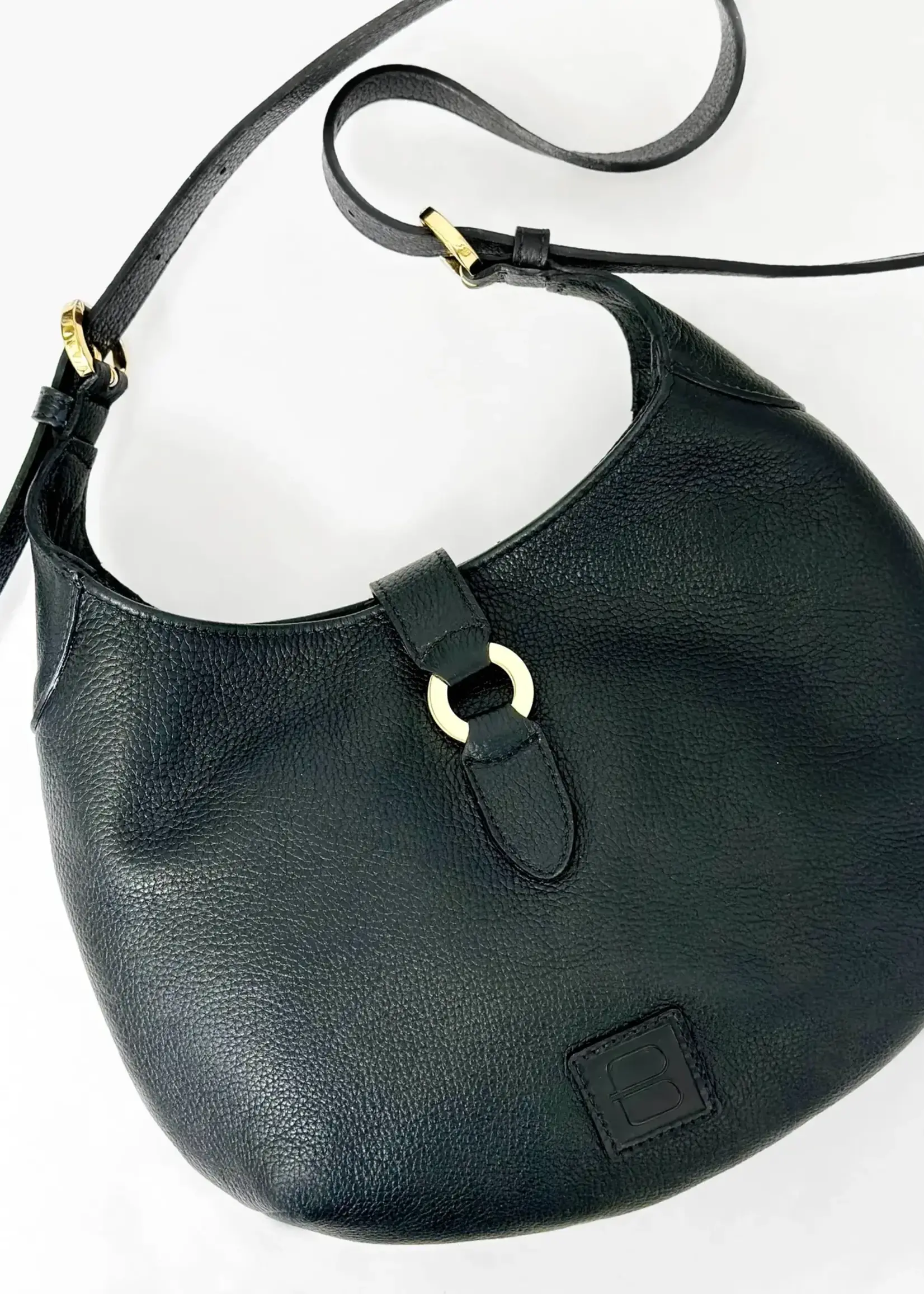 BRAVE Leather Luna Pebbled Nappa Shoulder Bag
