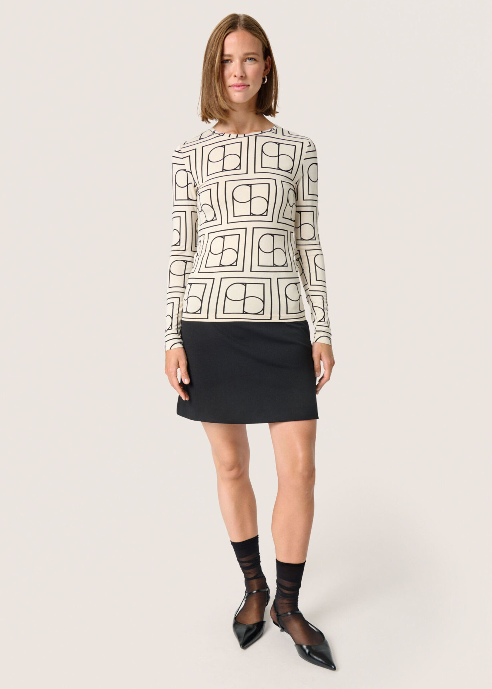 Soaked in Luxury Hanadi Printed Rollneck