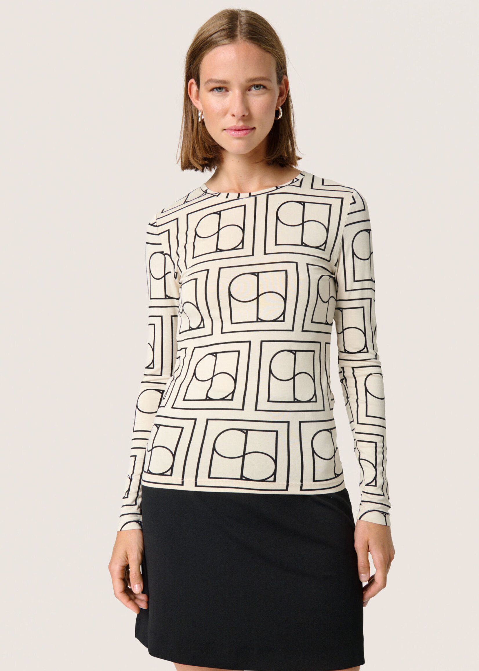 Soaked in Luxury Hanadi Printed Rollneck