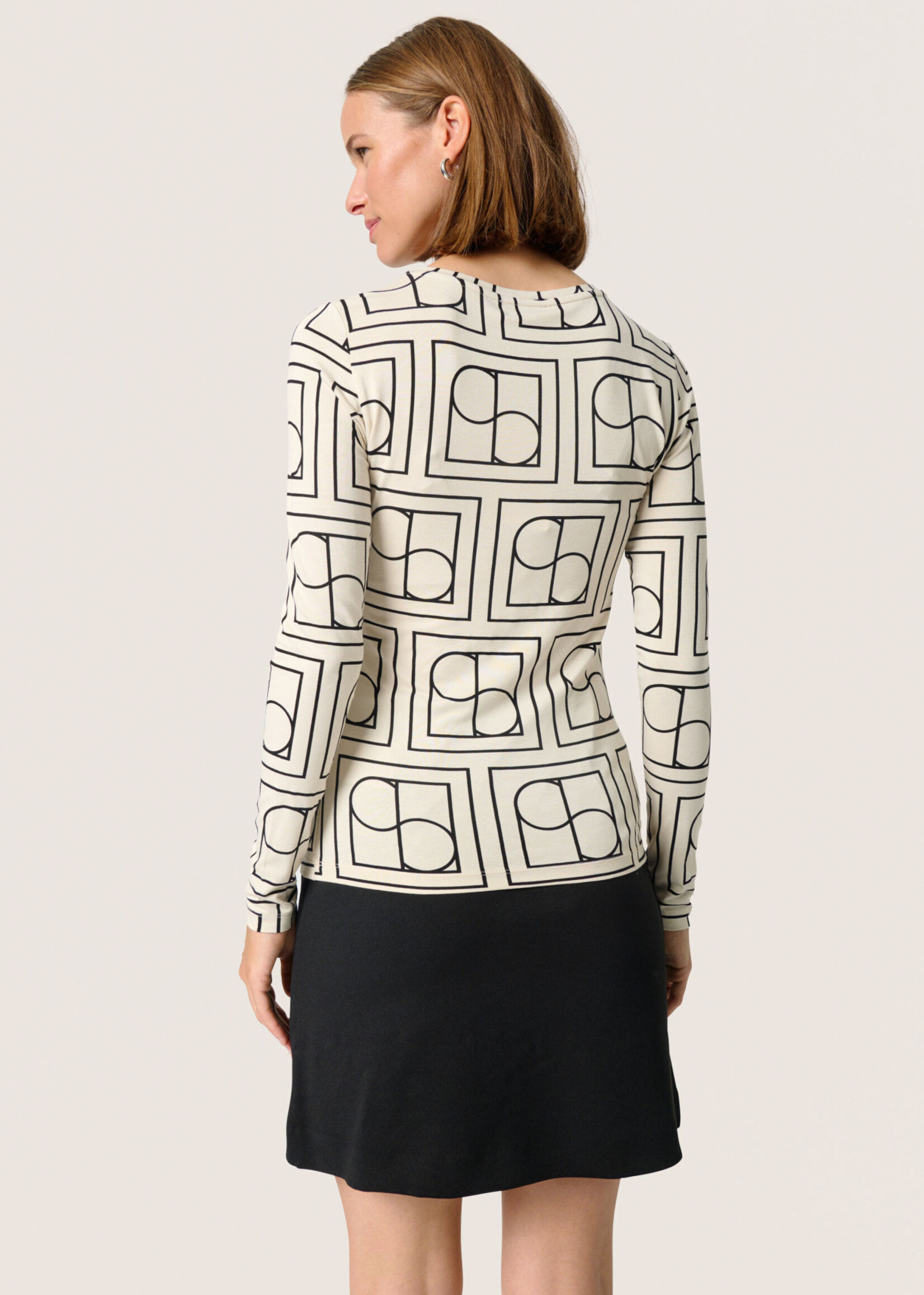 Soaked in Luxury Hanadi Printed Rollneck