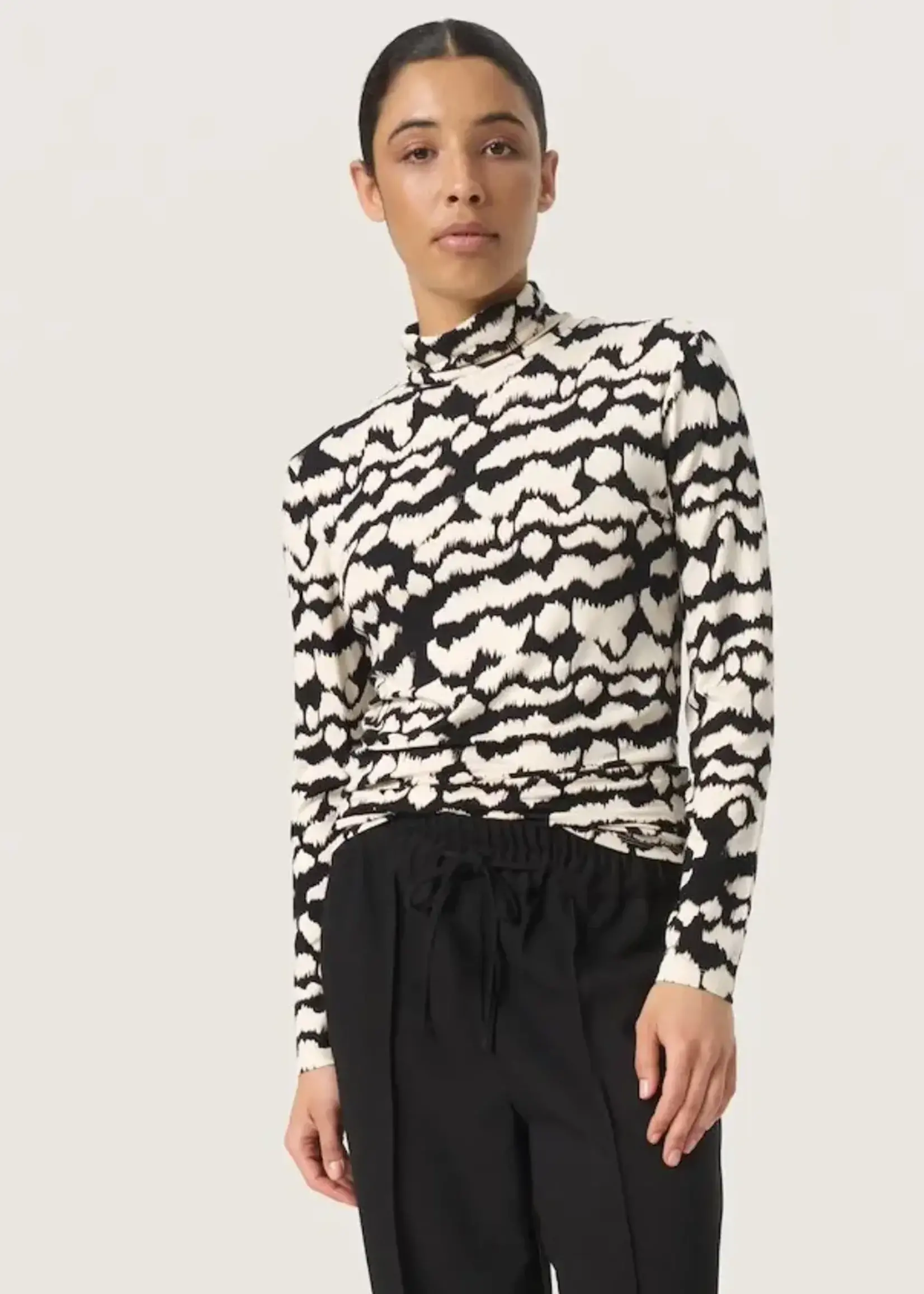 Soaked in Luxury Hanadi Printed Rollneck