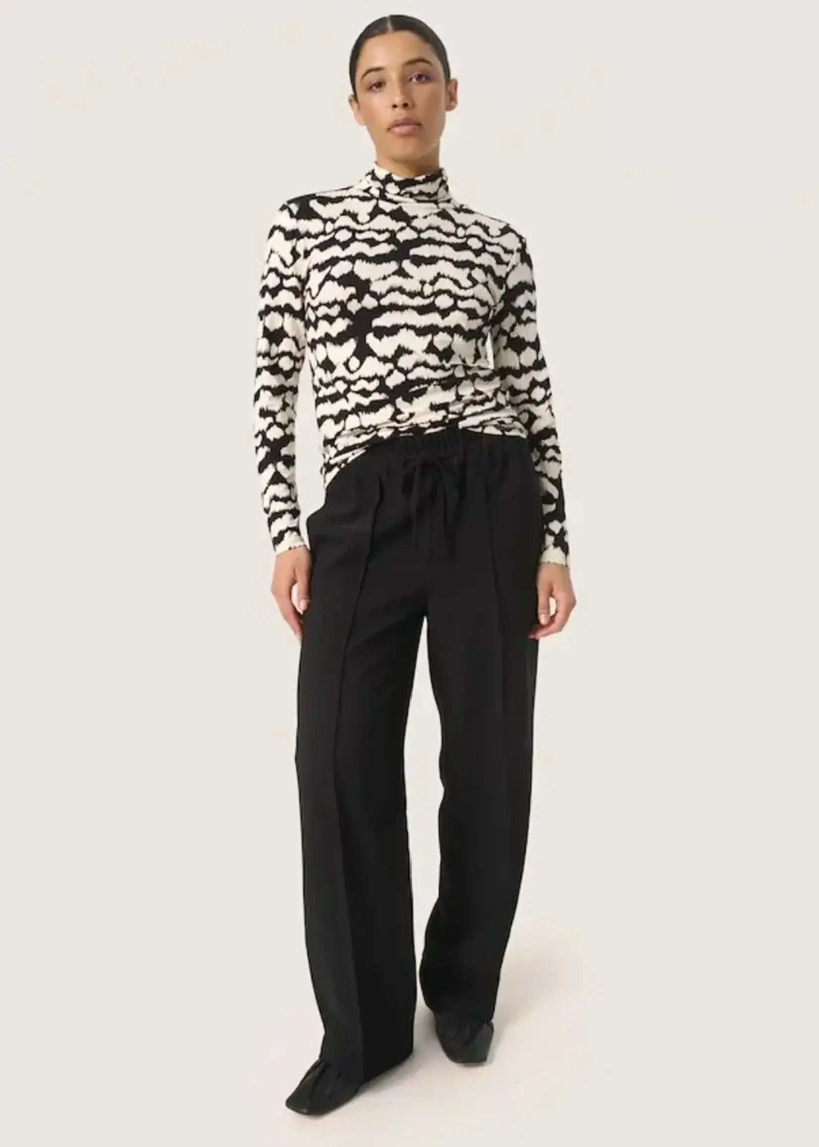 Soaked in Luxury Hanadi Printed Rollneck